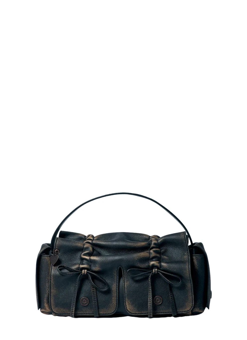 Acne Studios ACNE STUDIOS Multipocket Black Leather Shoulder Bag New Size ONE SIZE - 1 Thumbnail