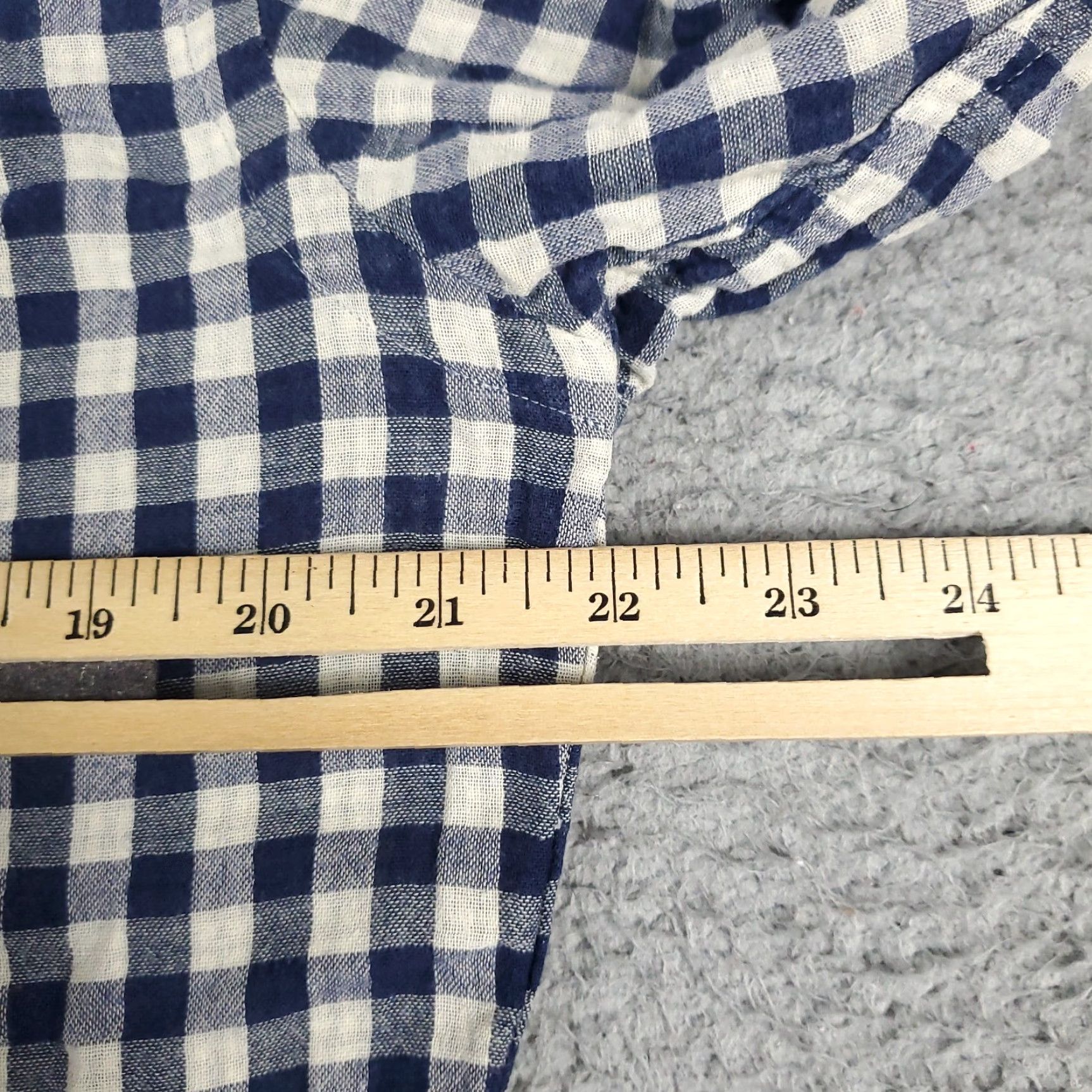 Ralph Lauren Ralph Lauren Shirt Mens Large Blue Check Knit Button Up Long Sleeve Size US L / EU 52-54 / 3 - 5 Thumbnail
