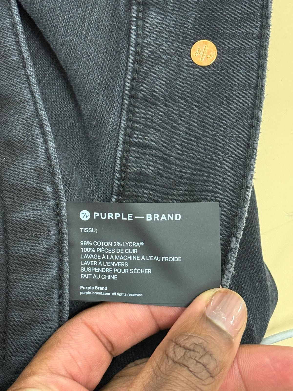 Blue Sky Inn × Purple Brand Purple x Blue Sky Inn Denim Jacket Size US M / EU 48-50 / 2 - 6 Thumbnail