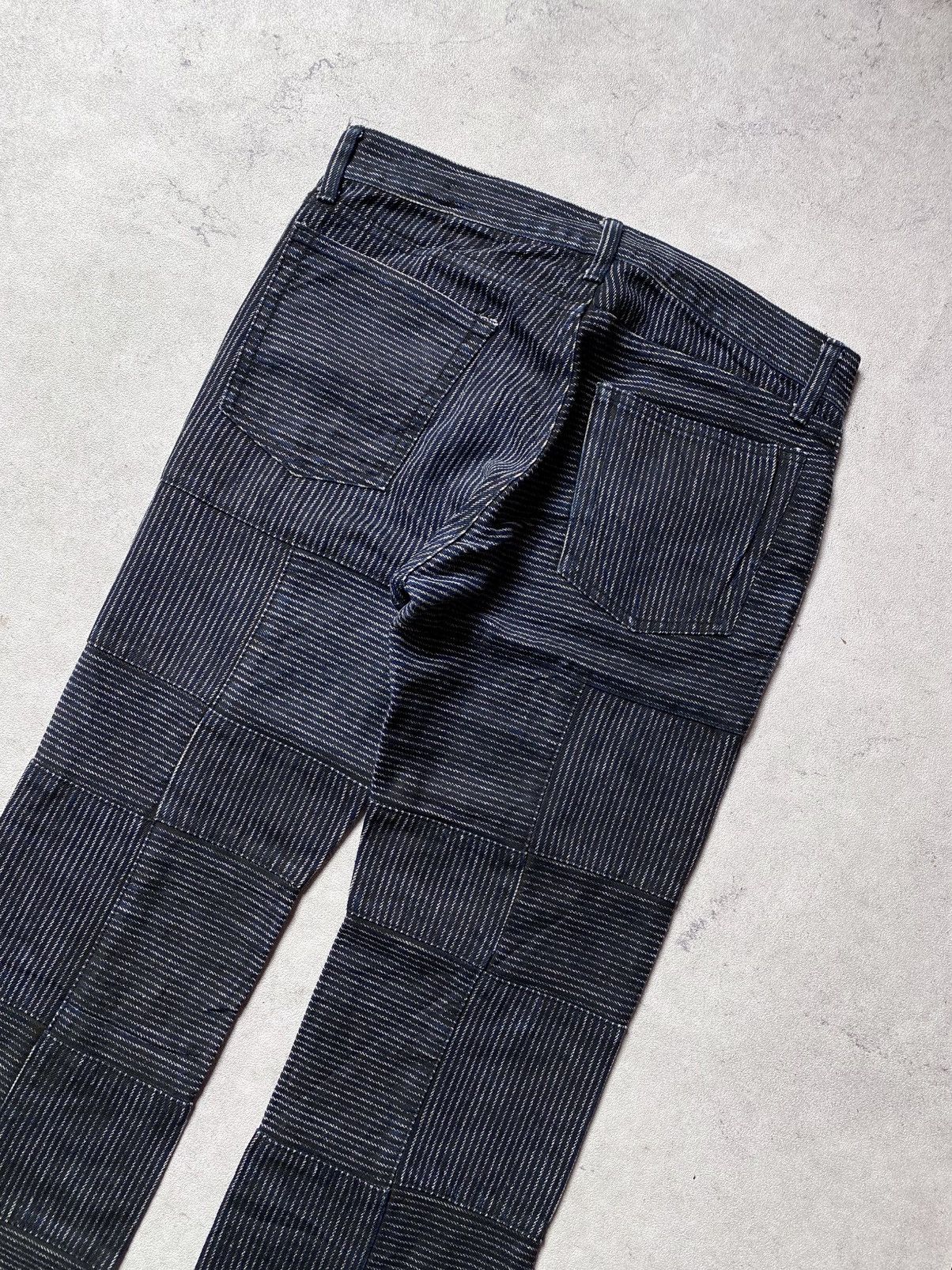 Japanese Brand Ruppert The Difference Patchwork Hickory Denim Bootcut Size US 32 / EU 48 - 10 Thumbnail