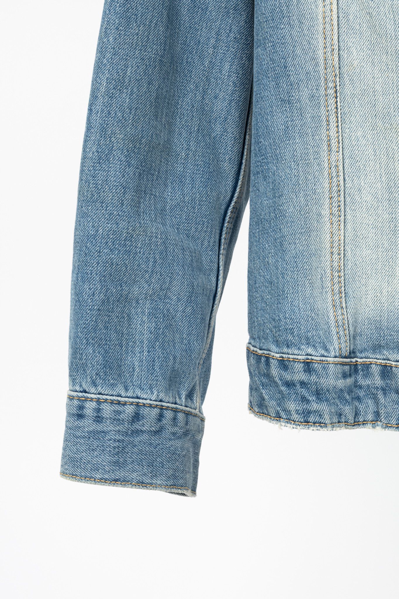 Burberry Burberry Brit Blue Faded Cotton Denim Jacket Size M / US 6-8 / IT 42-44 - 6 Thumbnail