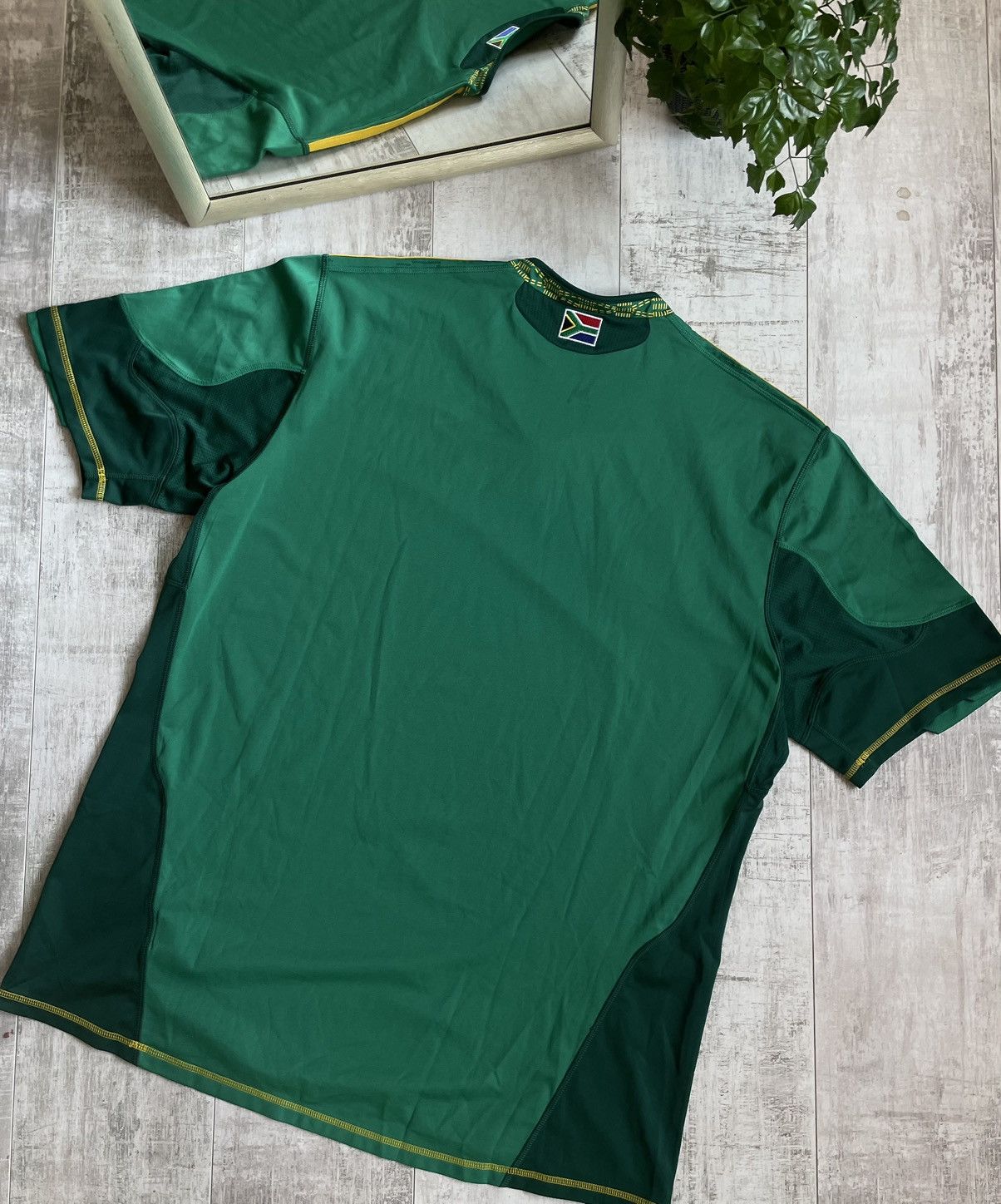 Adidas × Vintage Vintage Adidas South Africa 2010 Football Shirt Jersey RARE Size US XXL / EU 58 / 5 - 3 Thumbnail