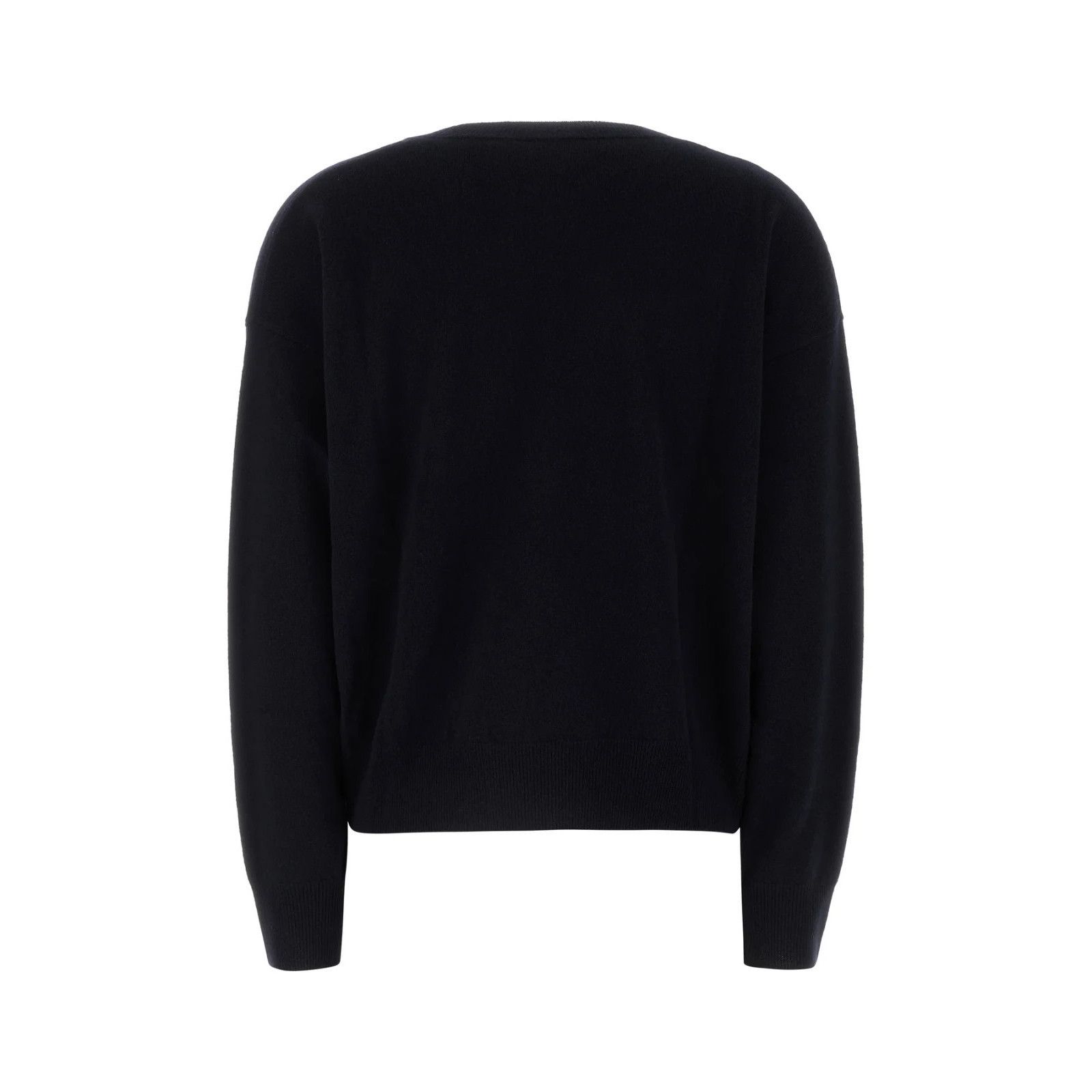 Versace VERSACE Midnight Blue Stretch Wool Blend Sweater New And Aut Size M / US 6-8 / IT 42-44 - 2 Thumbnail