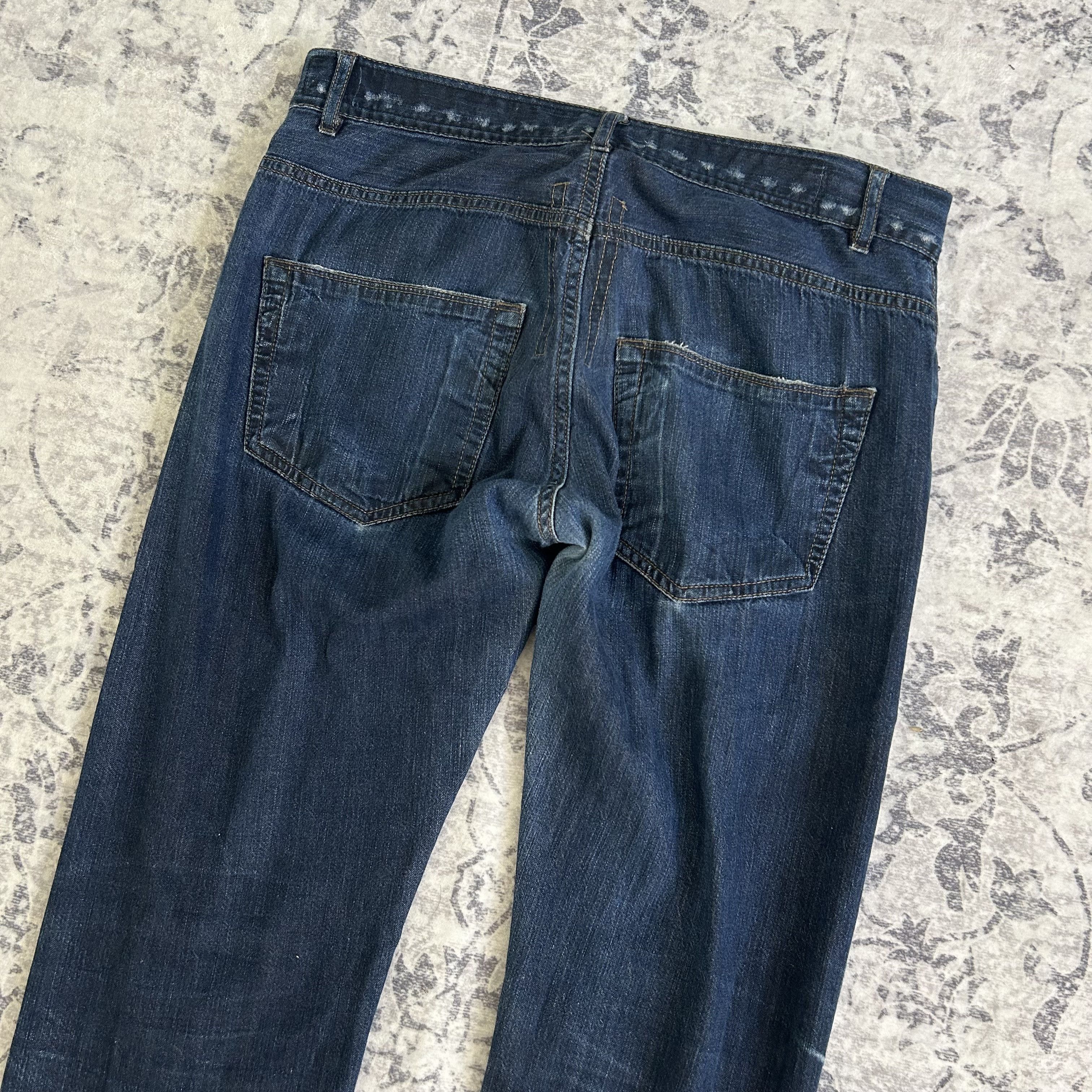 Rick Owens Drkshdw Rick Owens DRKSHDW Blue Jeans Size US 30 / EU 46 - 10 Thumbnail