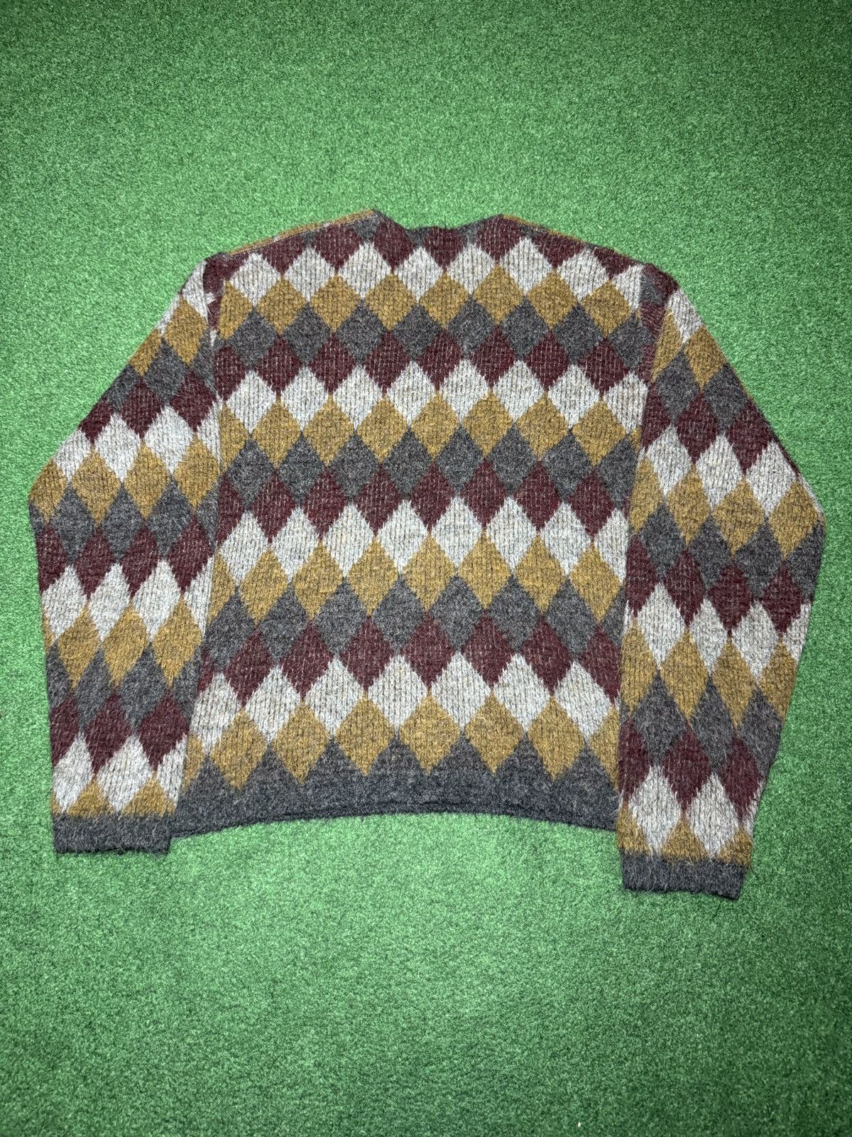 McGregor Vintage Mcgregor Argyle Diamond Knit V Neck 60s 70s Sweater Size US M / EU 48-50 / 2 - 4 Thumbnail