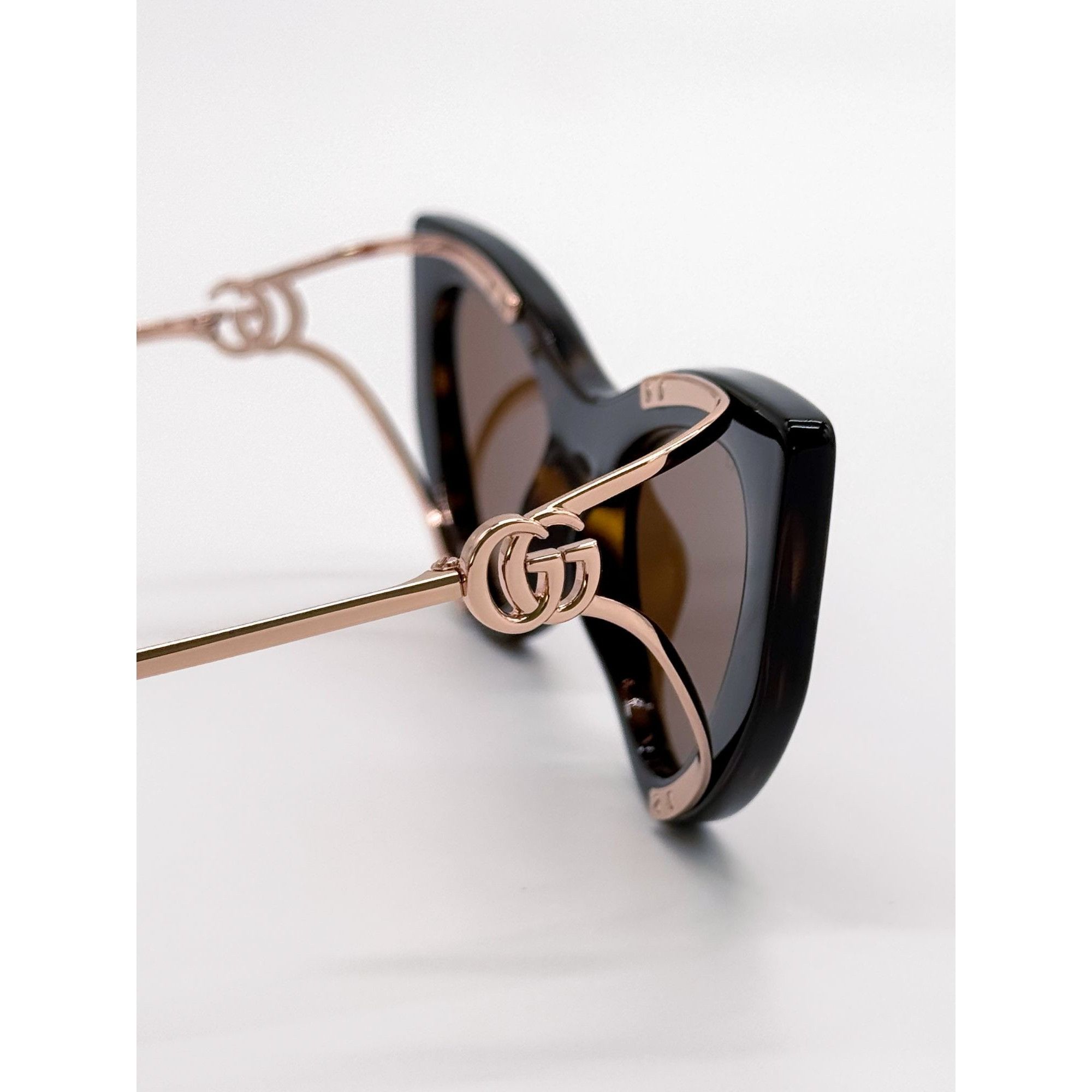 Gucci NEW GUCCI SUNGLASSES GG1565S 002 HAVANA WOMEN EYEWEAR Size ONE SIZE - 6 Thumbnail