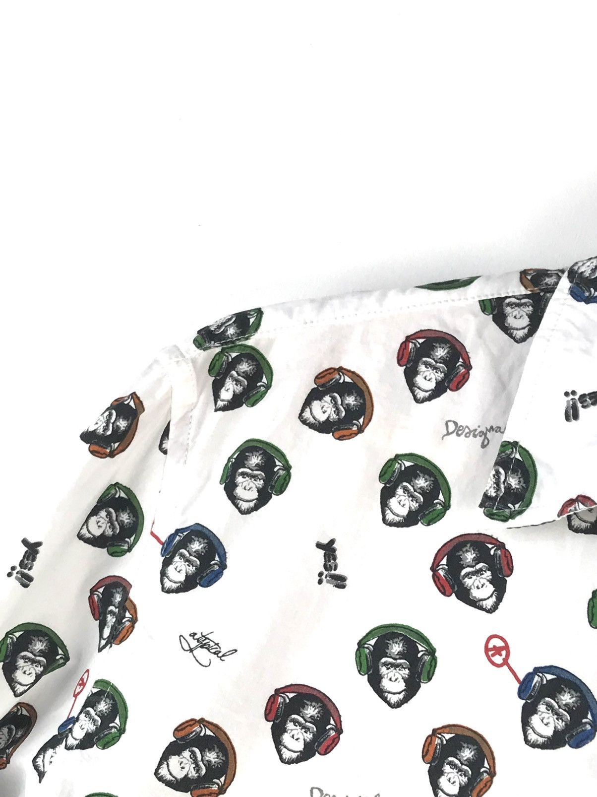 Desigual Desigual designer premium button shirt monkeys monogram M Size US M / EU 48-50 / 2 - 5 Thumbnail