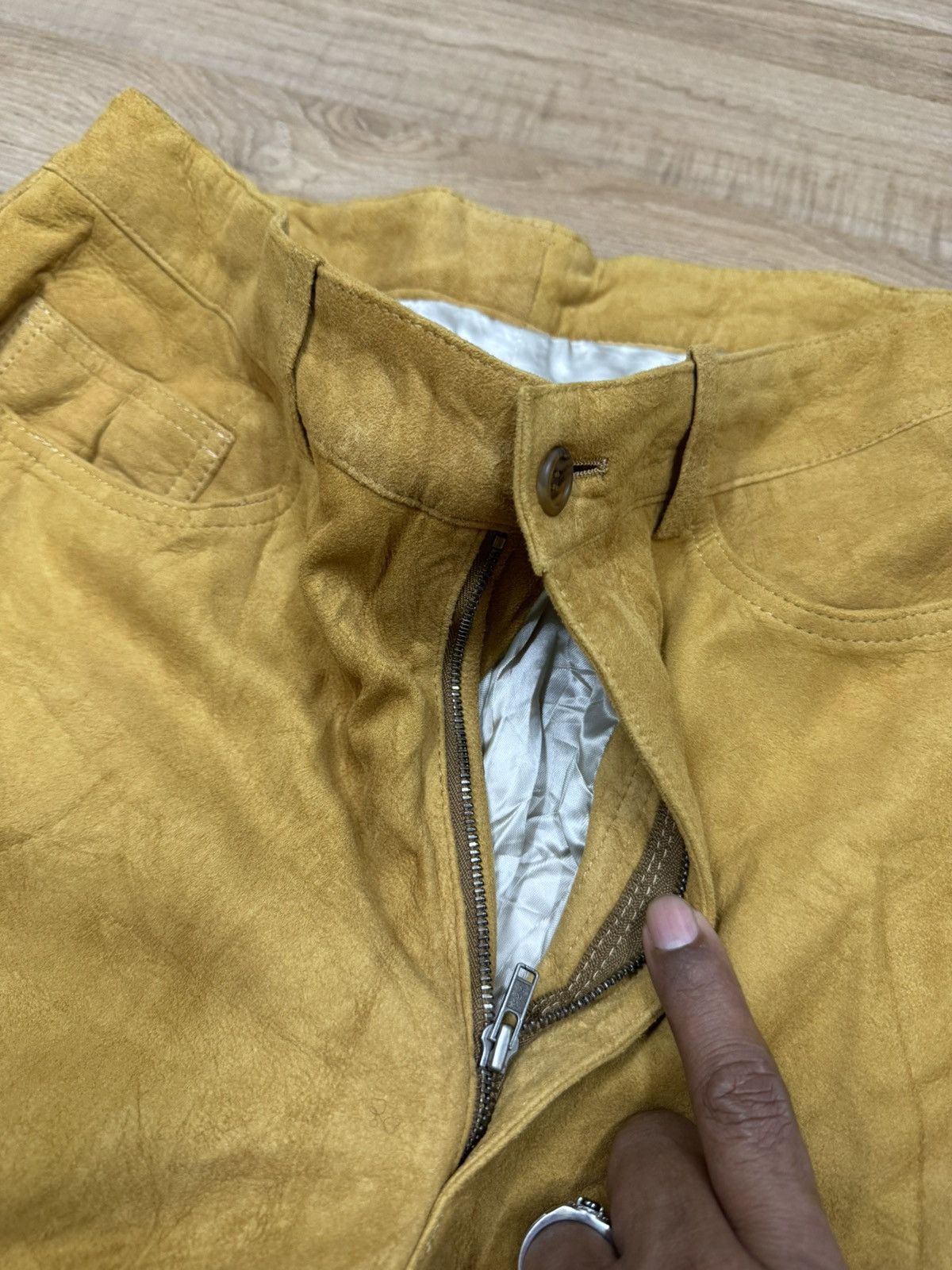 Paul Smith VINTAGE PAUL SMITH LEATHER PANTS Size US 33 - 3 Thumbnail