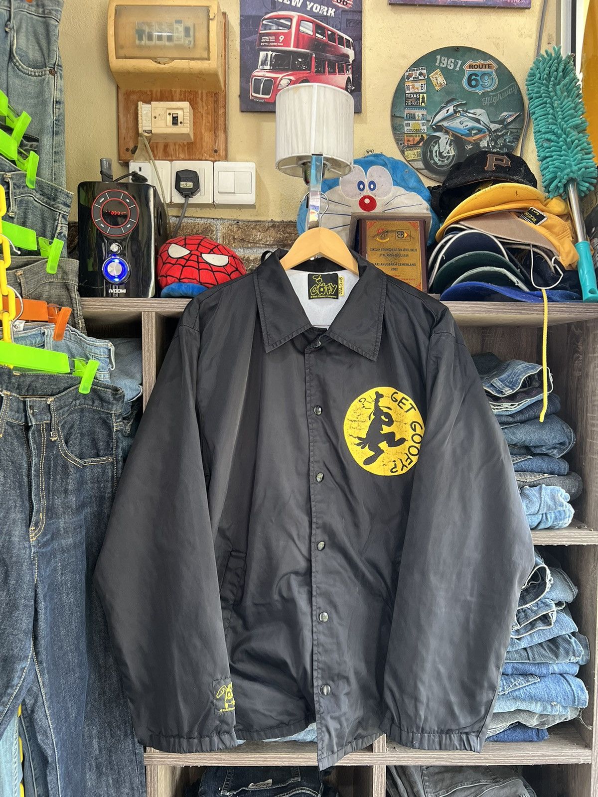 Cartoon Network 🔥Vintage Goofy Inspired Wu Tang Button Jacket Size US XL / EU 56 / 4 - 1 Thumbnail