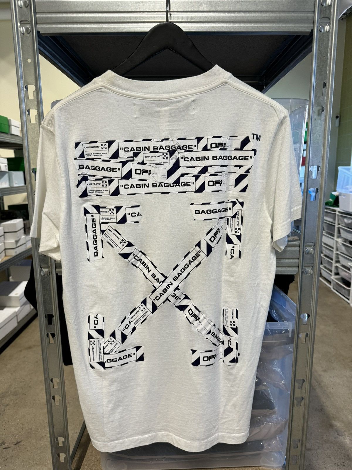 Off-White Off-White Airport Tape Arrow T-shirt NEW 500$ retail | Grailed