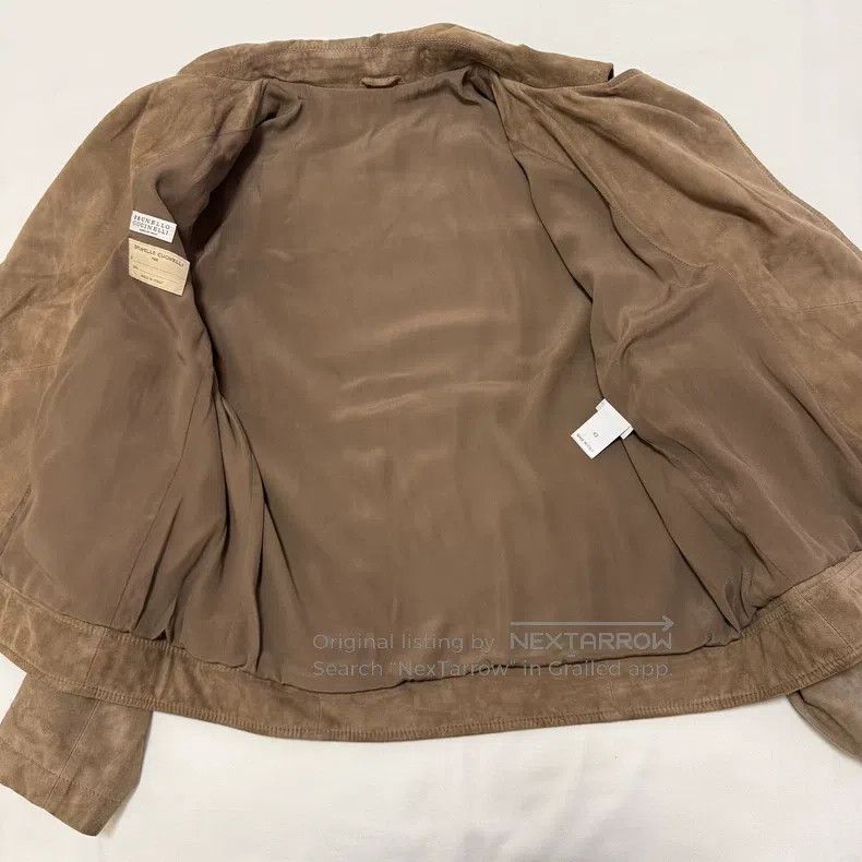 Brunello Cucinelli Brunello Cucinelli Leather Jacket Size S / US 4 / IT 40 - 2 Thumbnail
