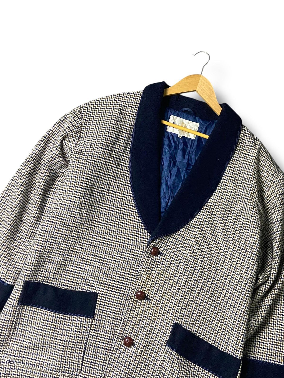 Aquascutum × Japanese Brand × Vintage Vintage AQUASCUTUM Checkered Coat (133) Size US M / EU 48-50 / 2 - 5 Thumbnail