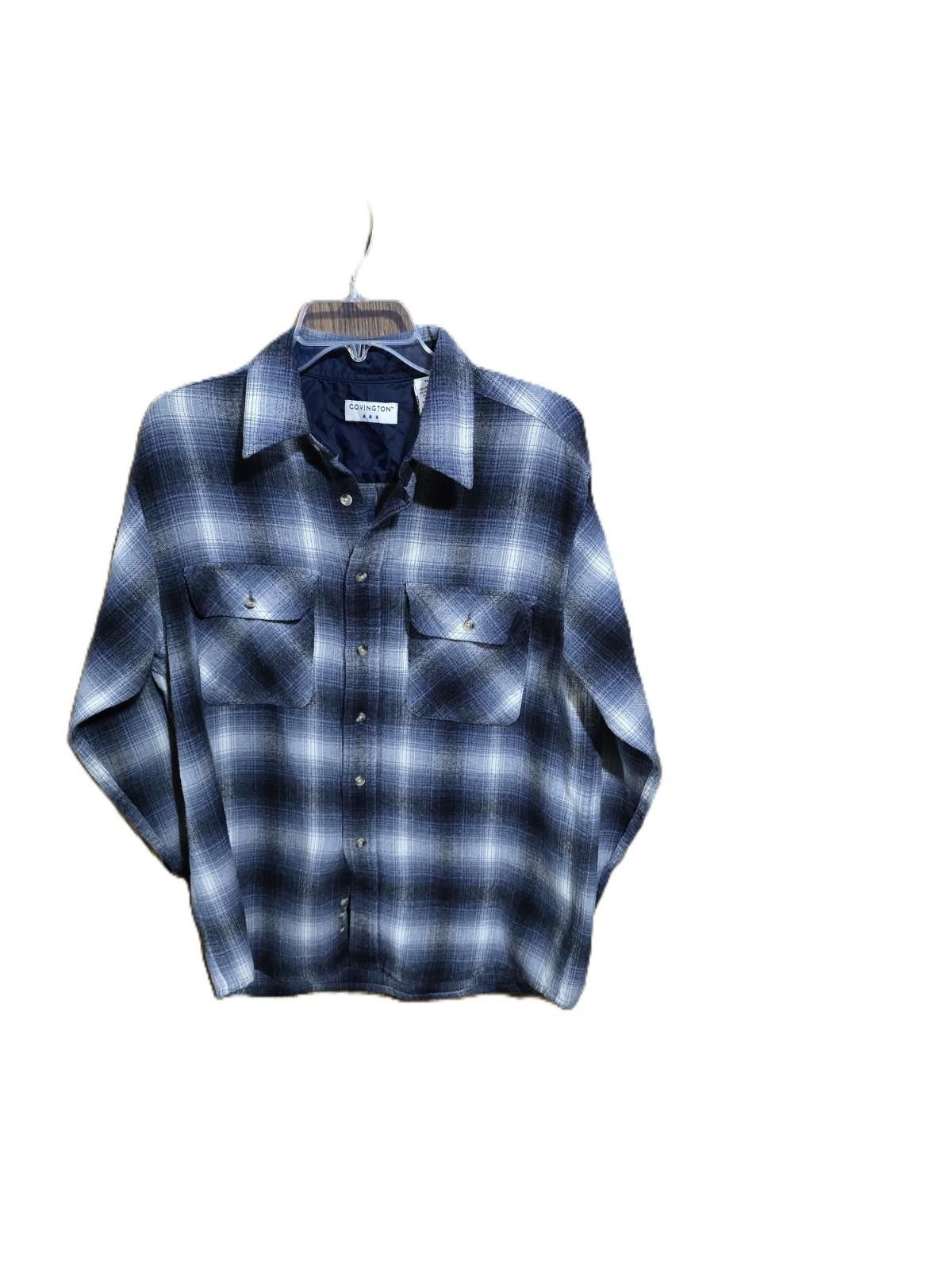 Covington Covington Flannel Top blue Plaid Pockets Size M Size US M / EU 48-50 / 2 - 1 Thumbnail