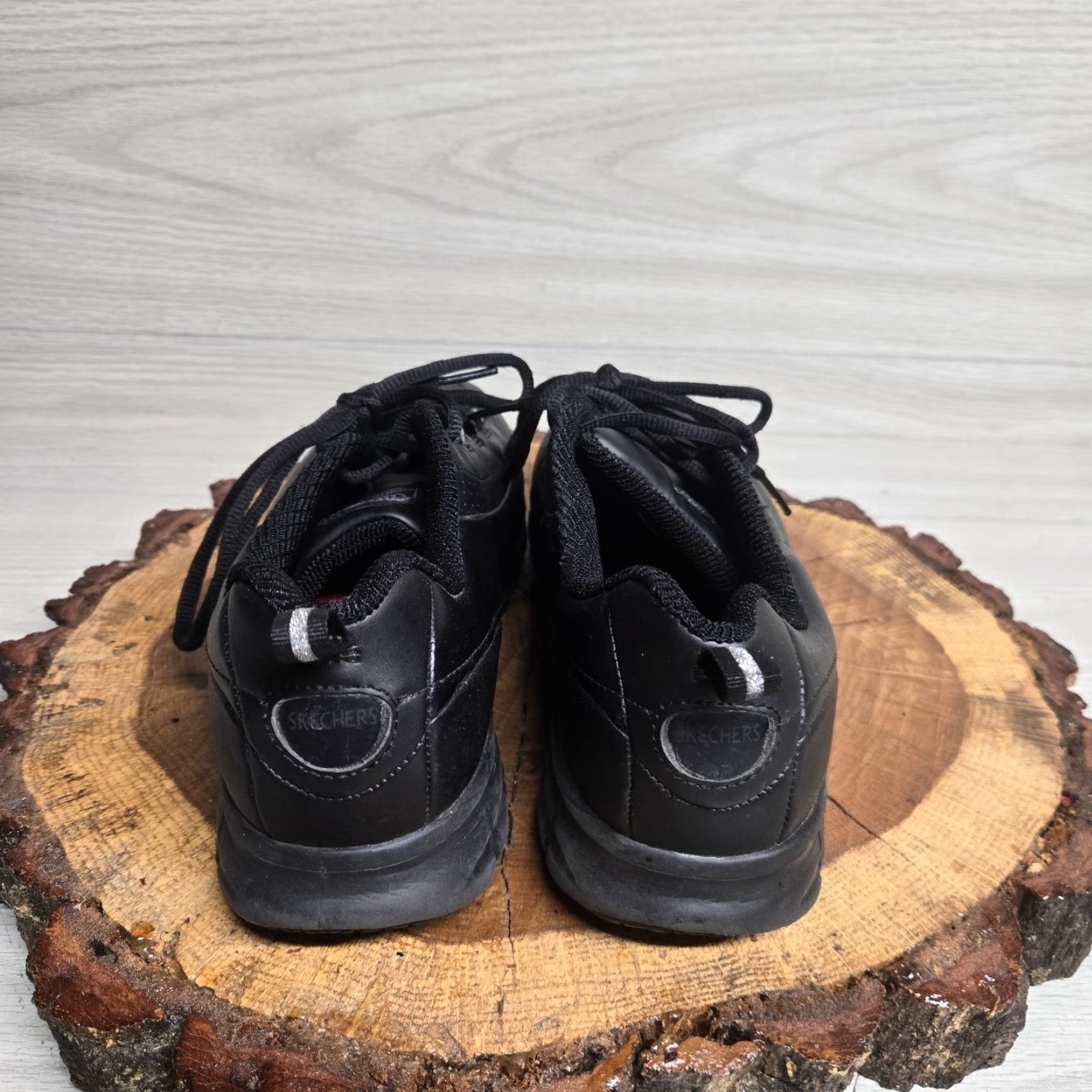 SKECHERS Skechers Relaxed Fit Flex Sole Sneakers - Black - Women's - Size 10 - Slip Resistant - Memory Foam - Low Top Athletic Shoes Size US 10 / IT 40 - 4 Thumbnail