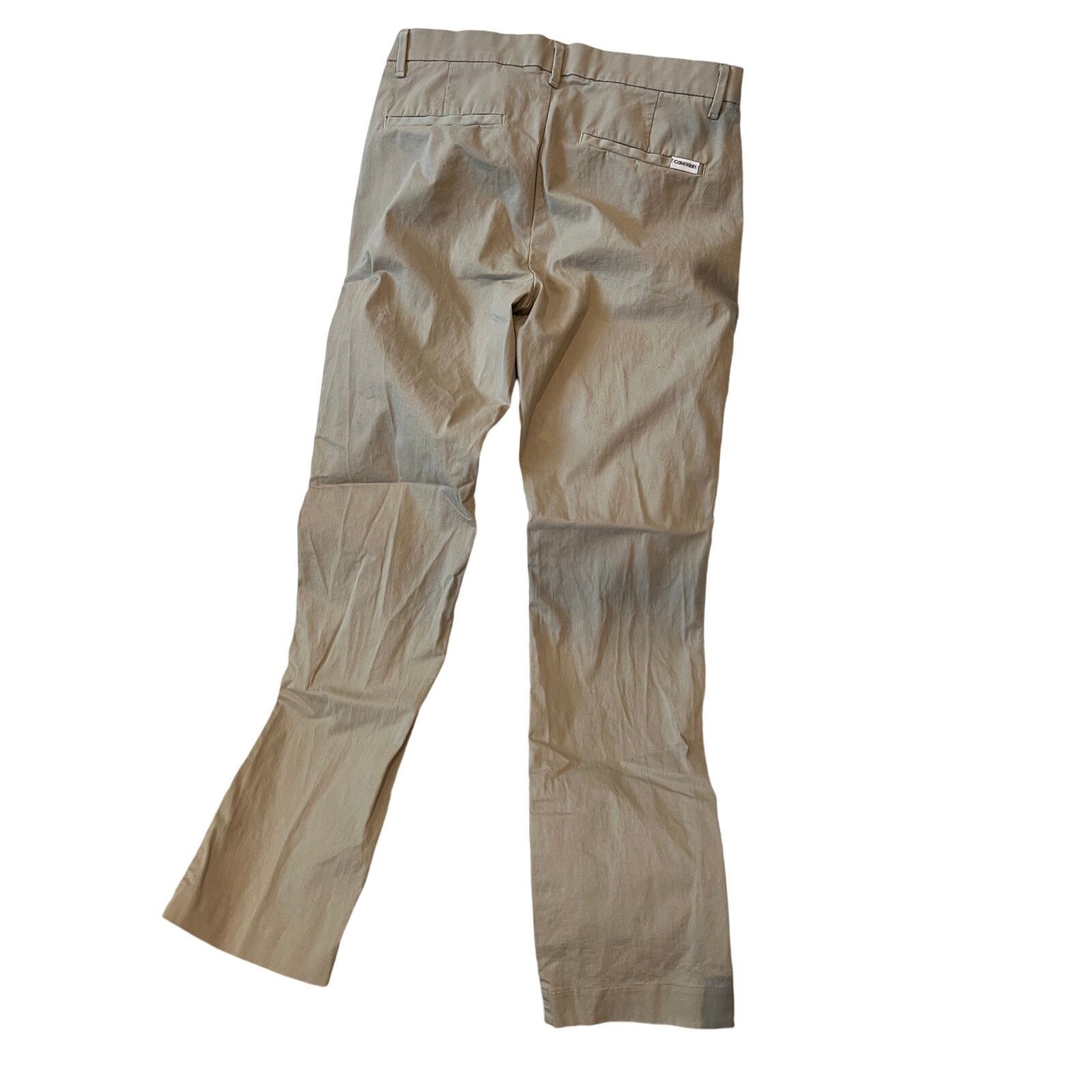 Calvin Klein Calvin Klein Flat Front Chino Slim Pants Mens 29x30 Size US 29 - 2 Thumbnail