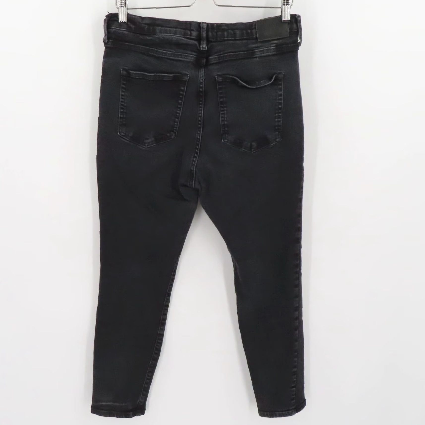 Everlane Everlane Jeans Denim 5-Pocket Ankle Women Black Dark Gray Wash Cotton Blend Pockets 33 Size Regular Vintage No Size 24" / US 00 / IT 34 - 4 Thumbnail