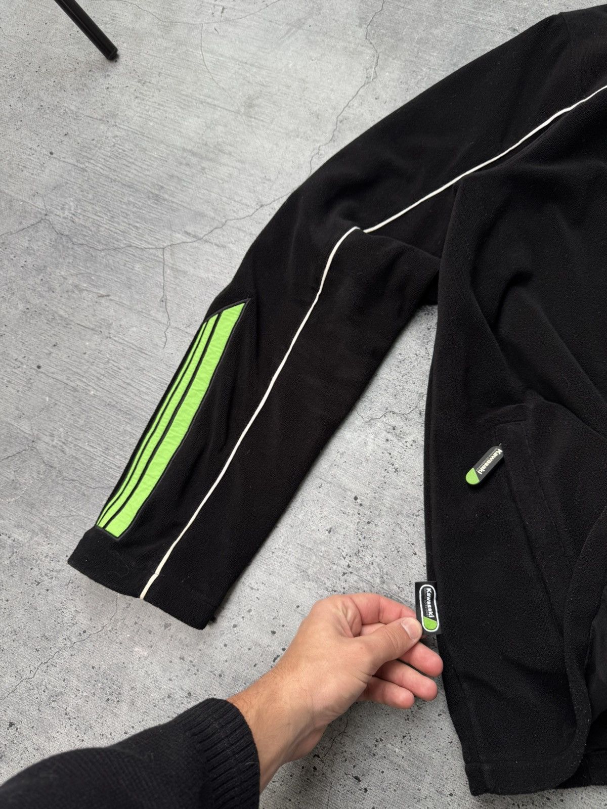 Japanese Brand Vintage Kawasaki Fleece Racing Sherpa Jacket Y2K M/L Size US L / EU 52-54 / 3 - 8 Thumbnail