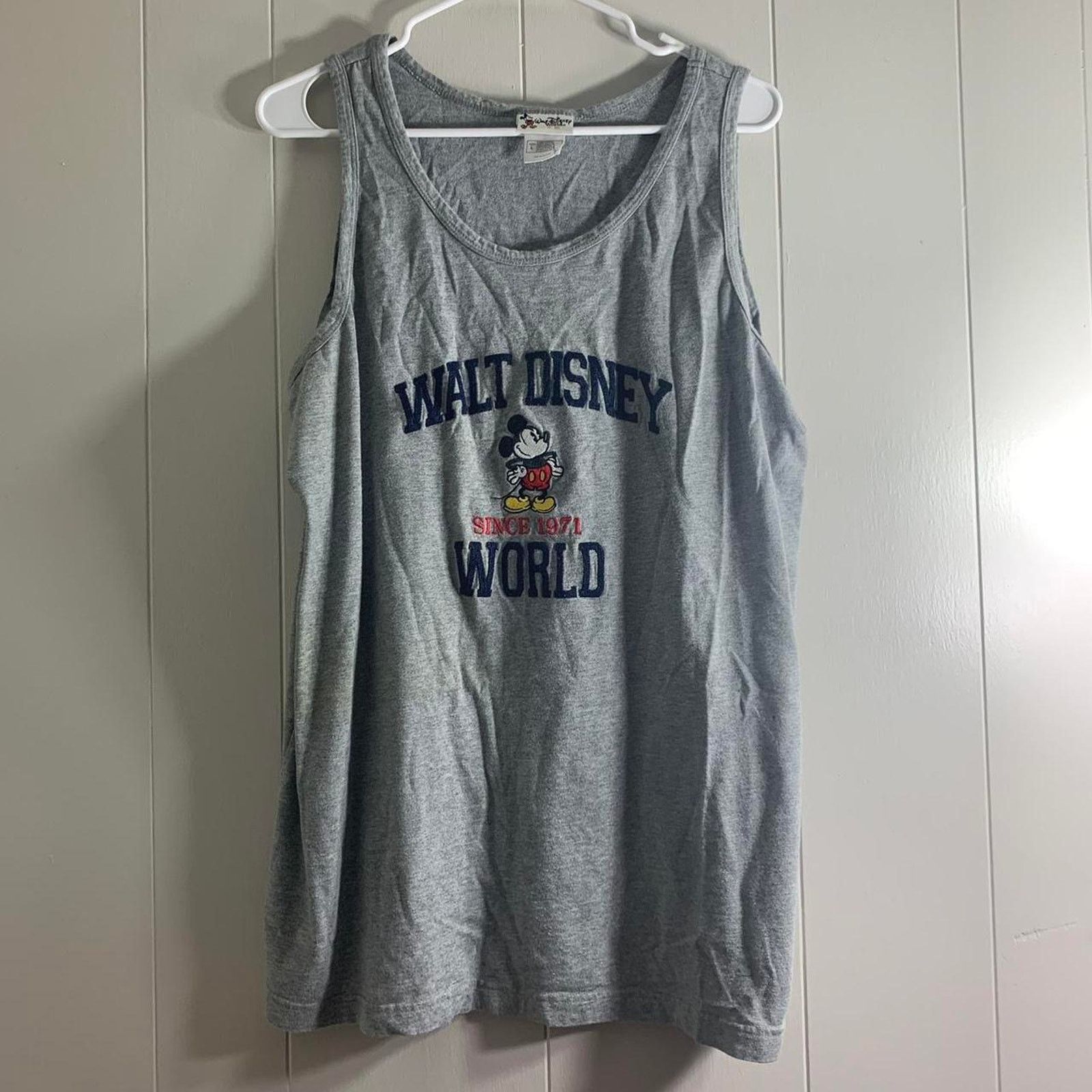 Disney vintage Y2K 2000s WALT DISNEY WORLD MICKEY MOUSE tank top L Size US L / EU 52-54 / 3 - 2 Thumbnail
