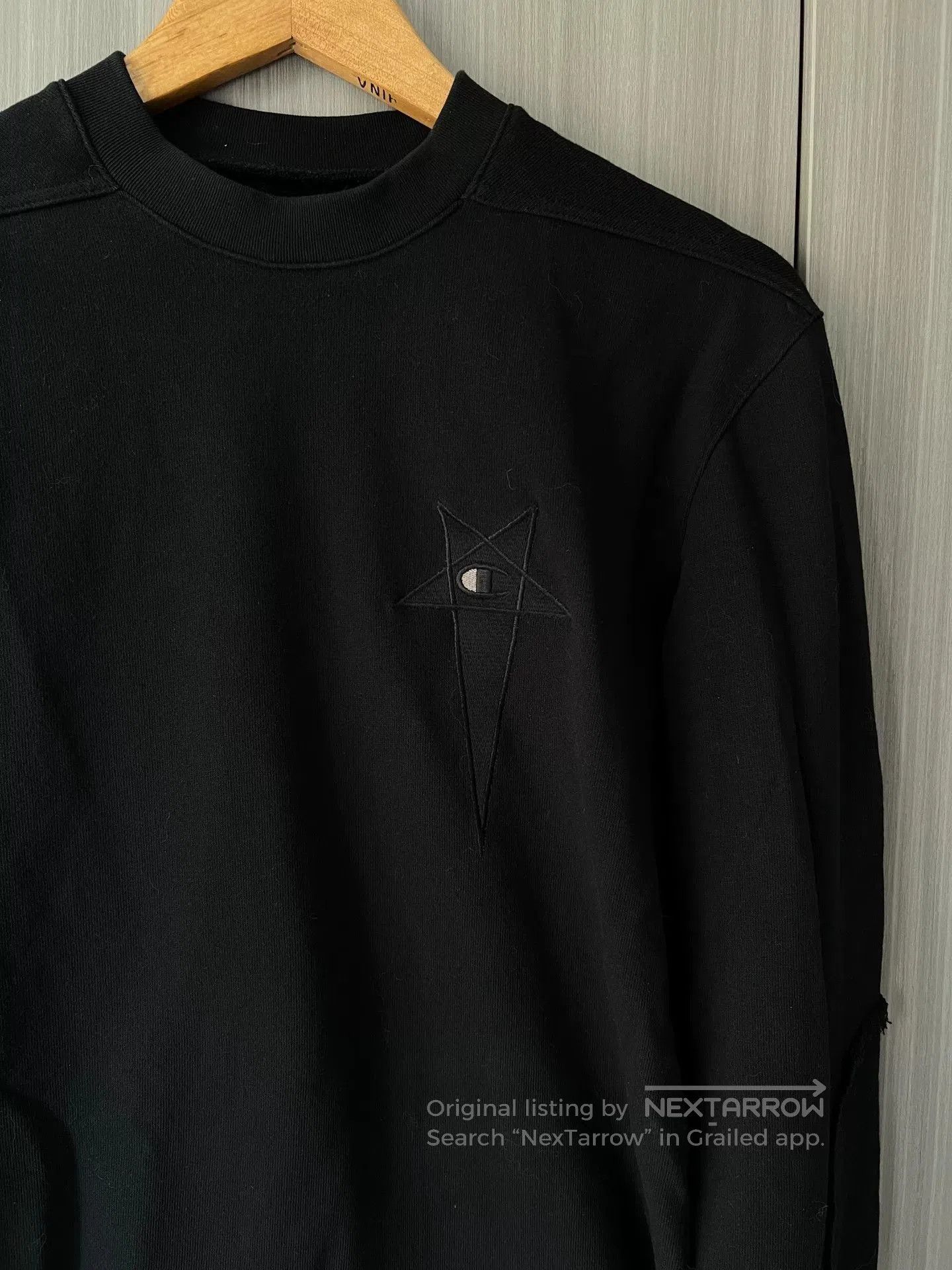 Rick Owens Rick Owens Champion Collaboration Hoodie. Size US S / EU 44-46 / 1 - 2 Thumbnail
