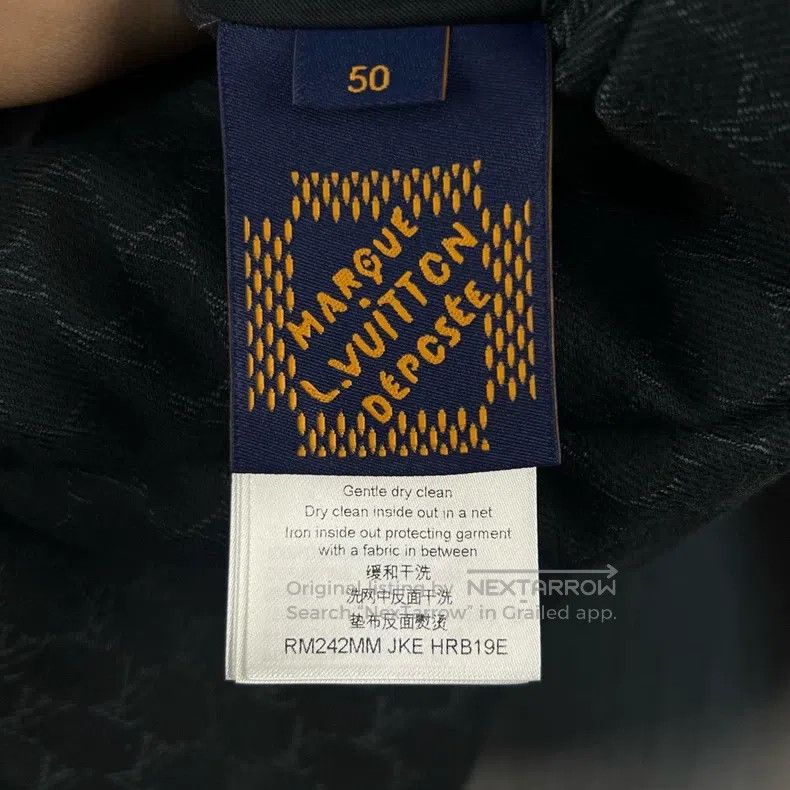 Louis Vuitton Louis Vuitton SS24 Logo Jacquard Embroidered Lapel Zip Lon Size US M / EU 48-50 / 2 - 5 Thumbnail