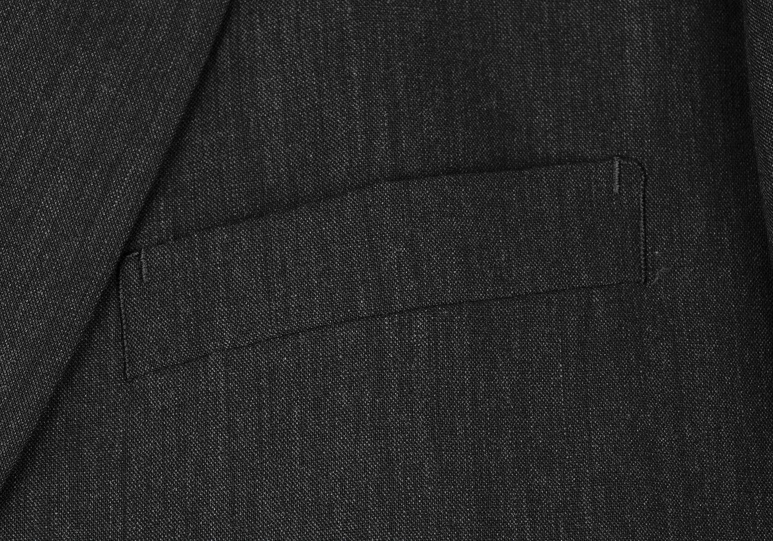 Issey Miyake Wool 2-Button Jacket in Charcoal, Size L Size US L / EU 52-54 / 3 - 5 Thumbnail