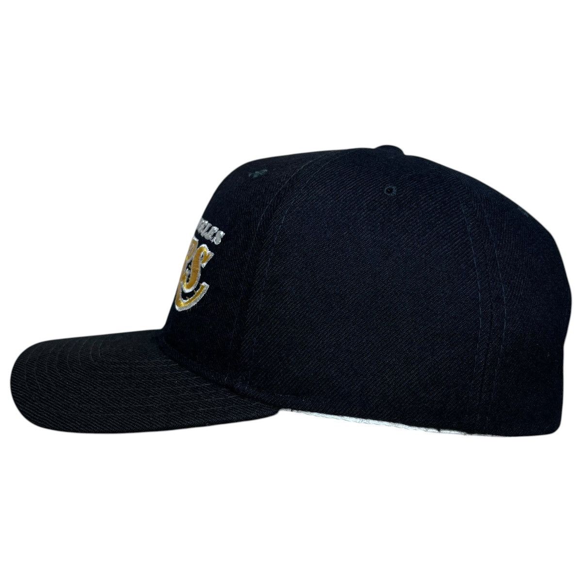Starter Vintage 1990s Los Angeles Lakers Starter Black Gold Snapback Size ONE SIZE - 5 Thumbnail