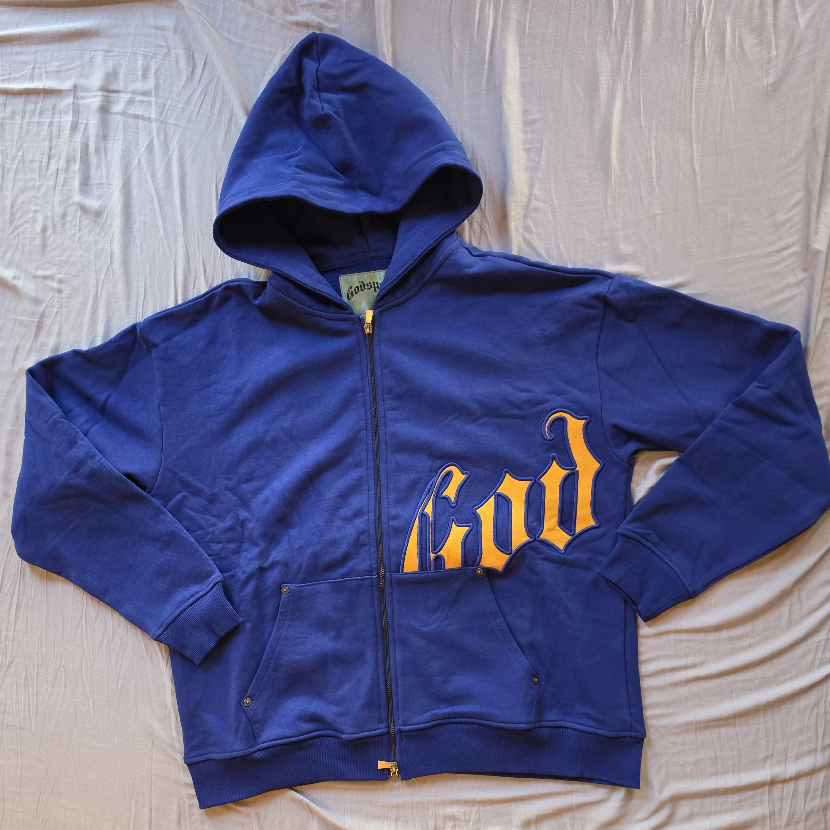 Godspeed Godspeed OG Logo Hoodie Blue/Yellow Size US M / EU 48-50 / 2 - 1 Thumbnail