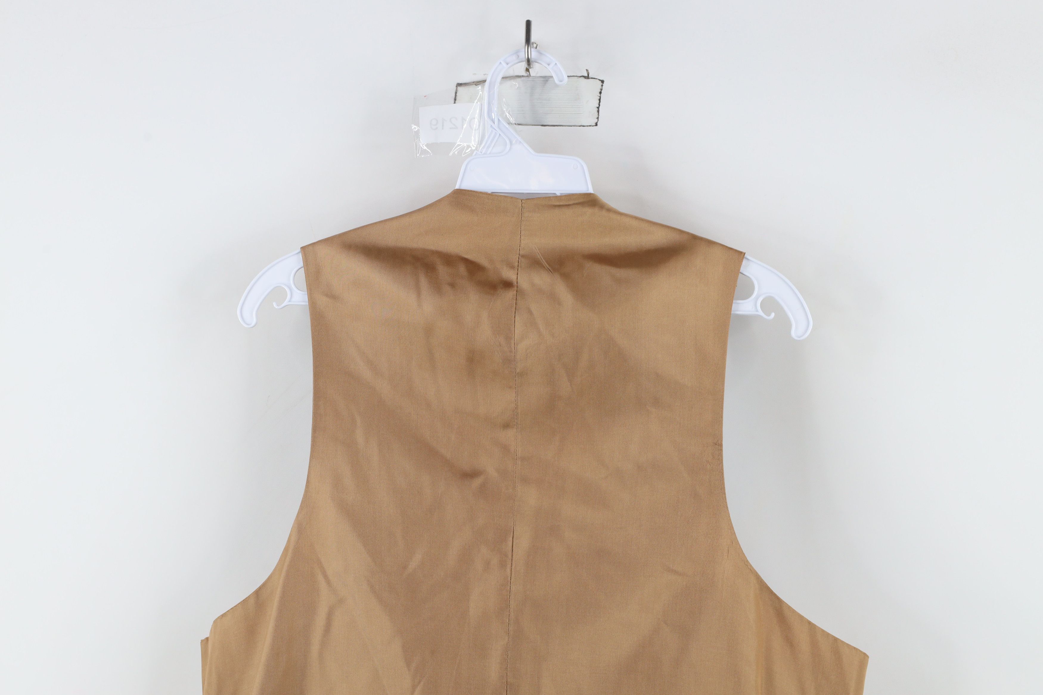 Vintage Vintage 70s Streetwear Button Suit Vest Jacket Brown Size US XXL / EU 58 / 5 - 9 Thumbnail