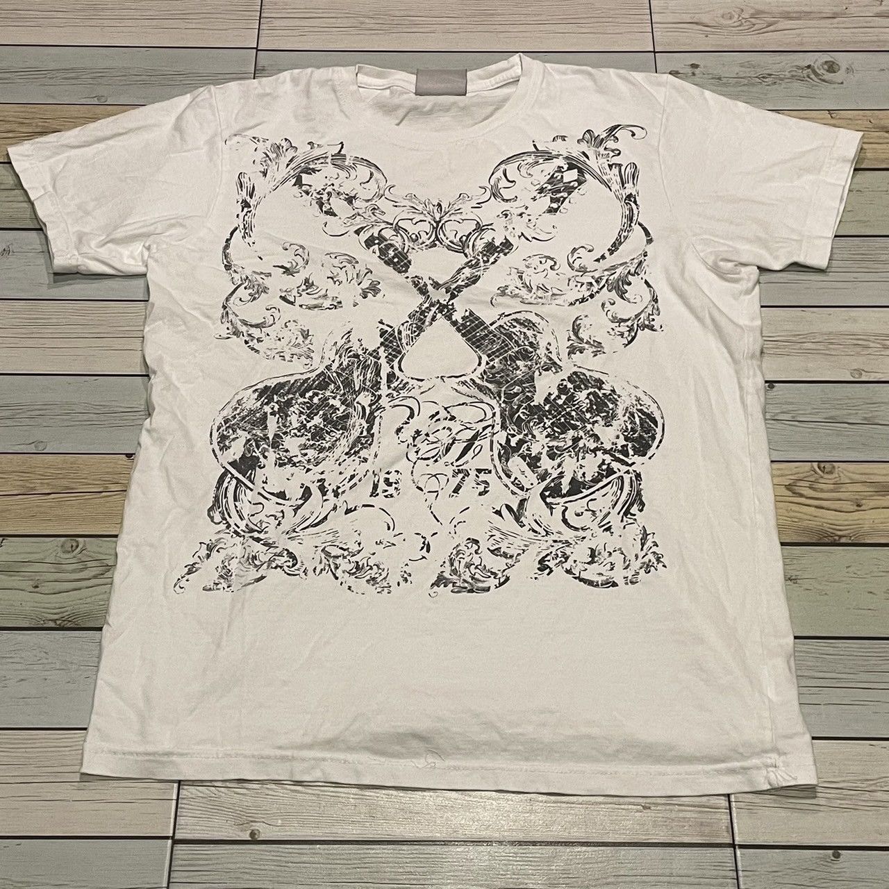 Affliction × Ed Hardy × Tapout Rare Wings Cross Tee Y2K Affliction Style Size US L / EU 52-54 / 3 - 1 Thumbnail