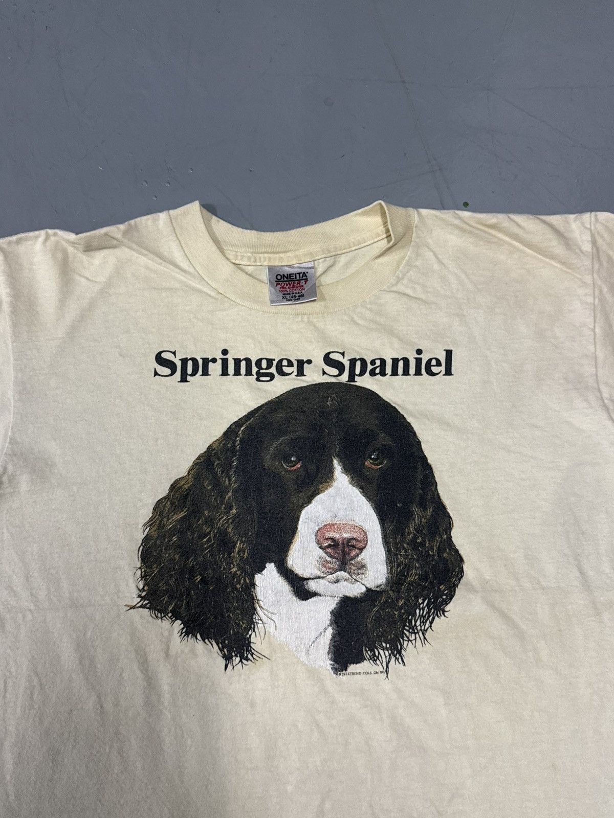 Vintage VINTAGE 80s SPRINGER SPANIEL Size US XL / EU 56 / 4 - 3 Thumbnail
