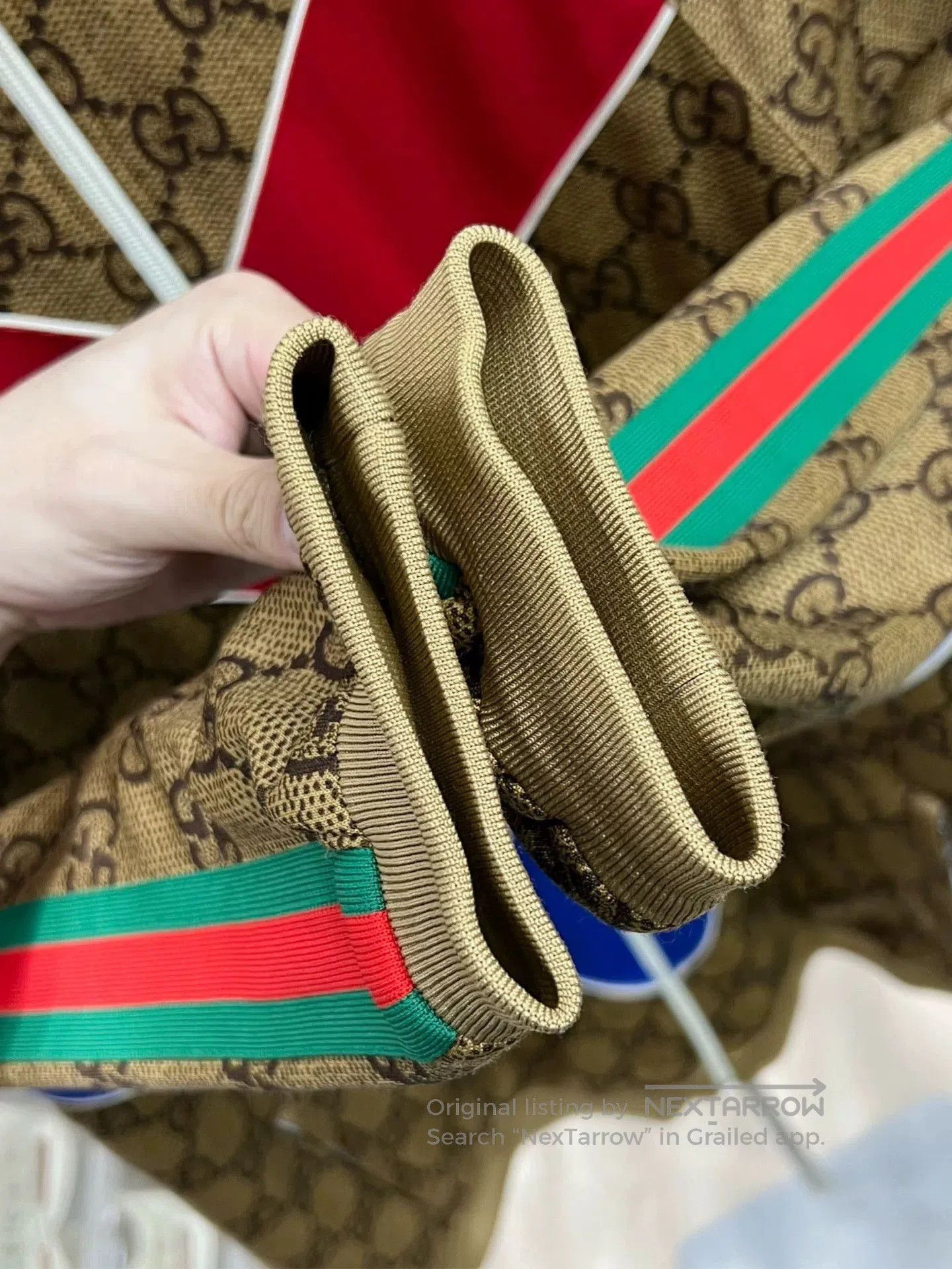 Gucci GUCCI Red Blue Striped Zip Jacket. Size US M / EU 48-50 / 2 - 6 Thumbnail