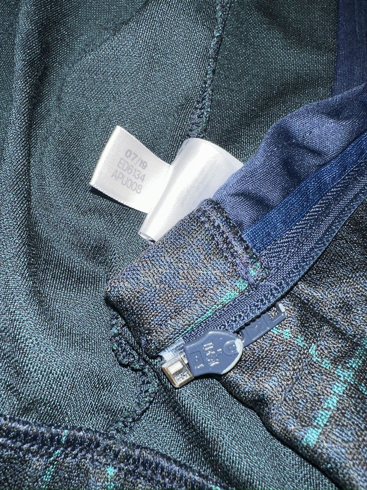 Adidas Tartan Plaid Beckenbauer Track Jacket Adidas Size US XL / EU 56 / 4 - 5 Thumbnail