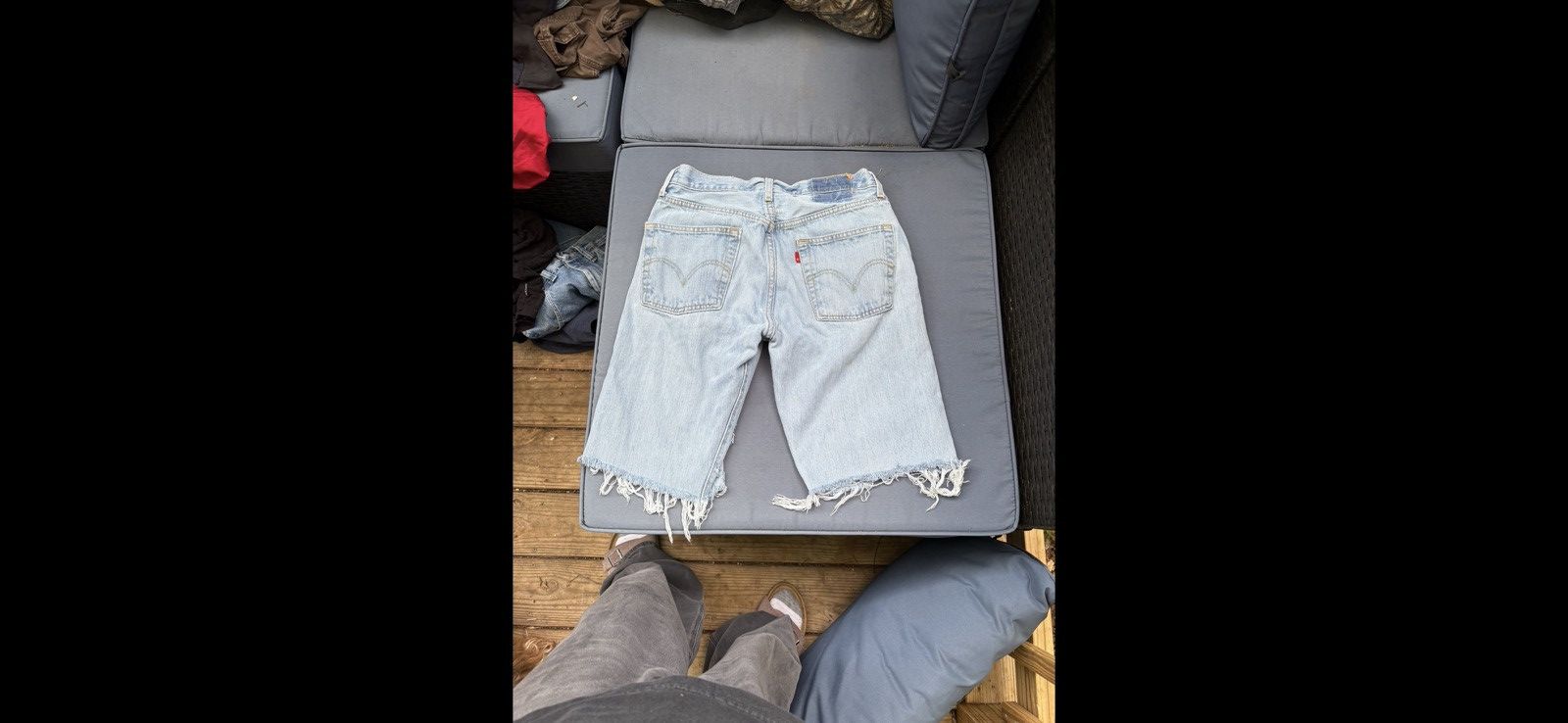 Levi's Levi cut denim shorts Size US 31 - 1 Thumbnail