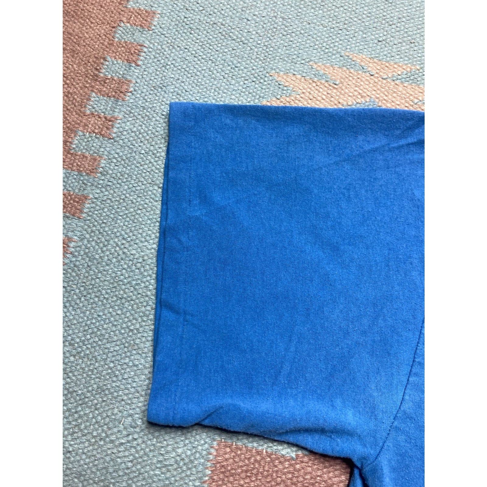 Vintage VINTAGE 80s Unbranded T-Shirt Men XL Blue 80s graphic job posting beats kissing ass donkey Union strike Shirts Mens Size US XL / EU 56 / 4 - 6 Thumbnail
