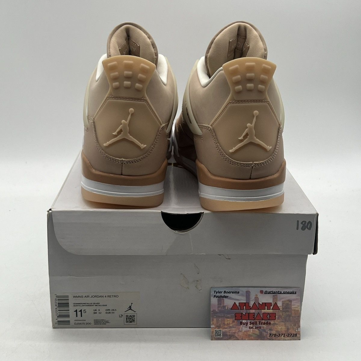 Jordan Brand Wmns air Jordan 4 shimmer Size US 11.5 / EU 44-45 - 4 Thumbnail