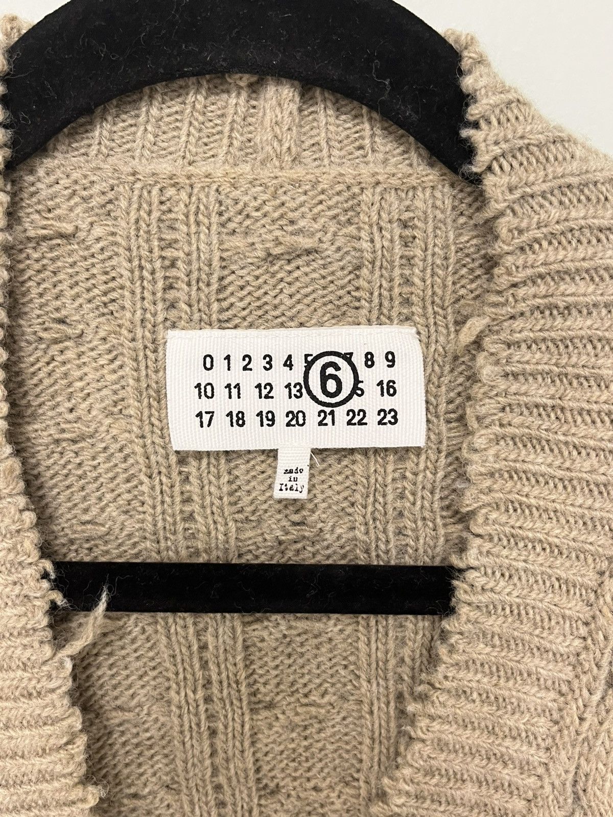 Maison Margiela Oversized Cutoff Destroyed Cardigan Size US XS / EU 42 / 0 - 2 Thumbnail