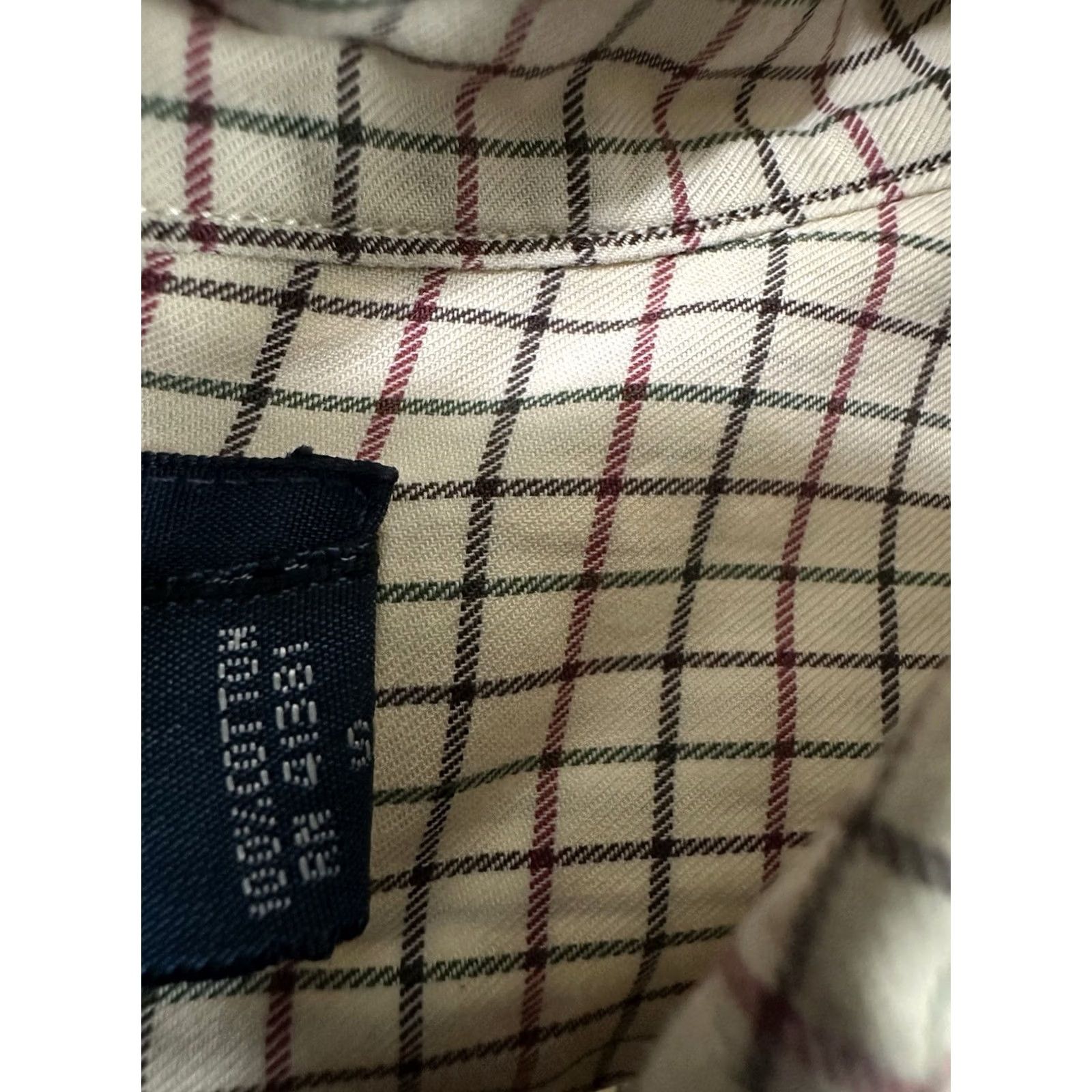 Ralph Lauren Ralph Lauren Men's Button-Down Long Sleeve Shirt XL Beige Pony Checkered Shirt Mens XL Button-Up Shirt Size US XL / EU 56 / 4 - 5 Thumbnail