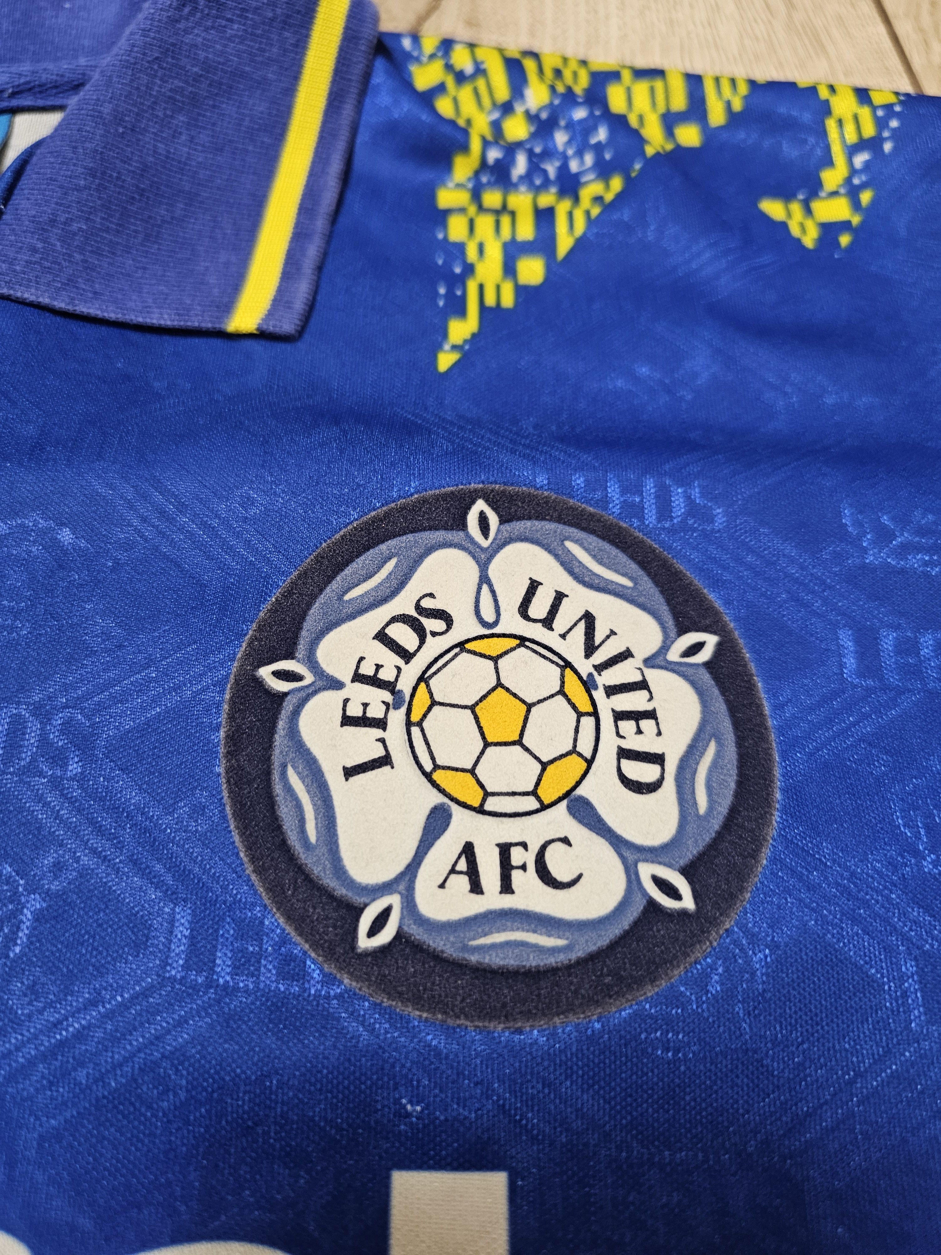 All Sport LEEDS UNITED 1992 1993 AWAY FOOTBALL SHIRT SOCCER JERSEY Size US M / EU 48-50 / 2 - 4 Thumbnail