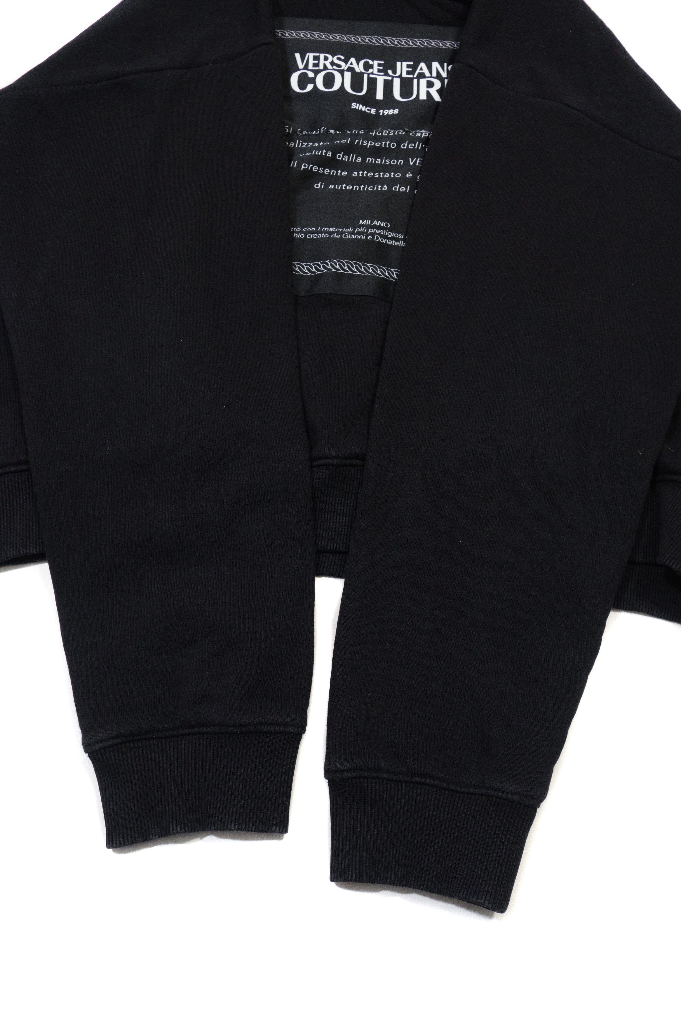 Versace Jeans Couture Warranty Certificate Patched Logo Oversized Hoodie Size US M / EU 48-50 / 2 - 7 Thumbnail
