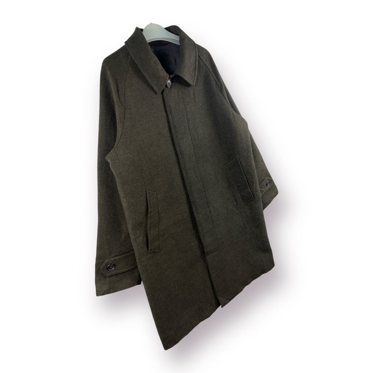 Japanese Brand 🔥 UNIQLO JAPAN WOOL OVERCOAT - L Size US M / EU 48-50 / 2 - 3 Thumbnail