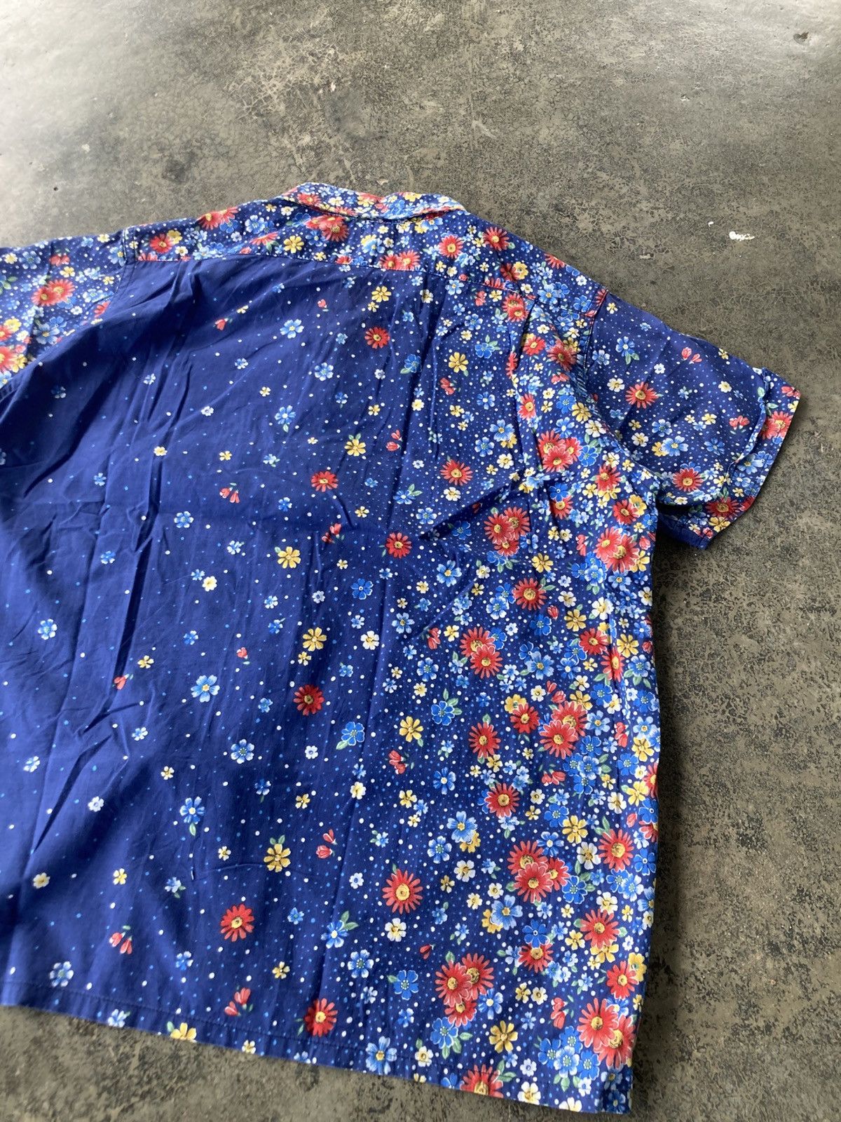 Engineered Garments Engineered Garments Floral Motif Print Blue Buttons Ups Size M / US 6-8 / IT 42-44 - 11 Thumbnail