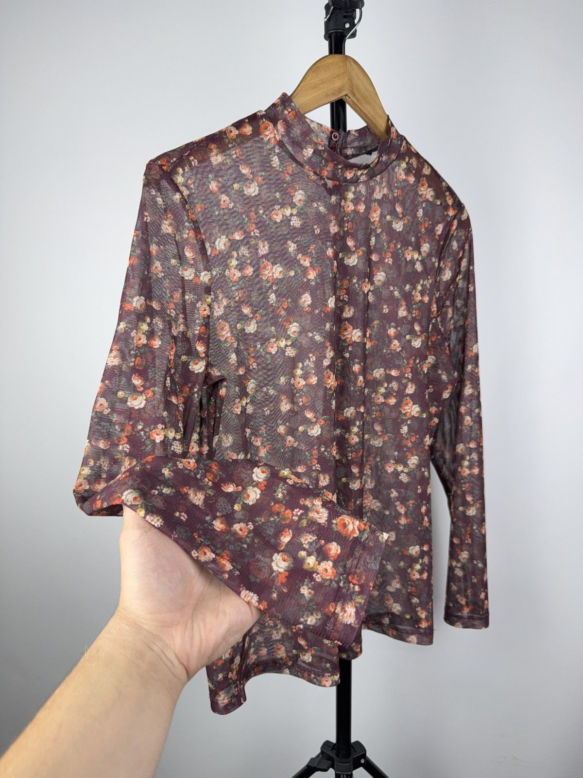 Japanese Brand Avant Garde 90s Designer Japanese JPG style Mesh Y2K Size M / US 6-8 / IT 42-44 - 4 Thumbnail