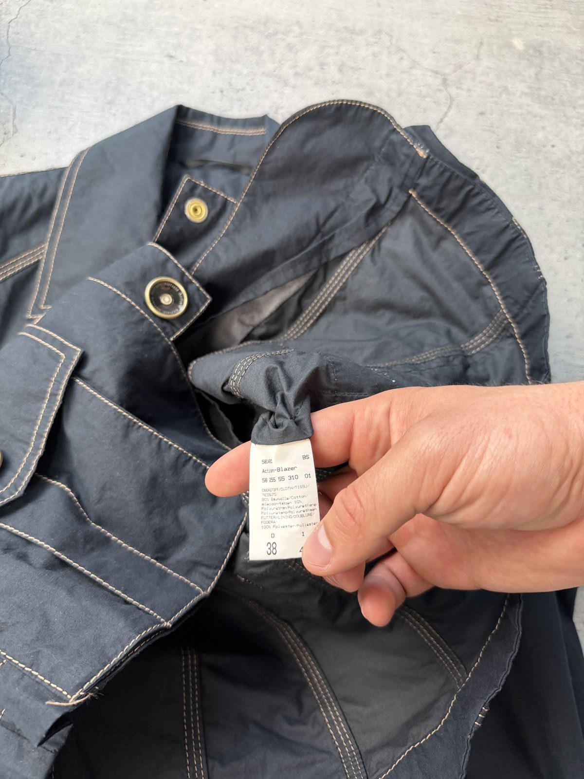 Hysteric Glamour Japan Cropped Miss Sixty Style Denim Avantgarde Jacket Y2K Size M / US 6-8 / IT 42-44 - 6 Thumbnail