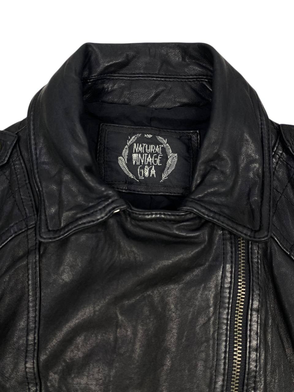 GOA Y2K 2000’s GOA Lamb Leather Riders Jacket Size S / US 4 / IT 40 - 12 Thumbnail