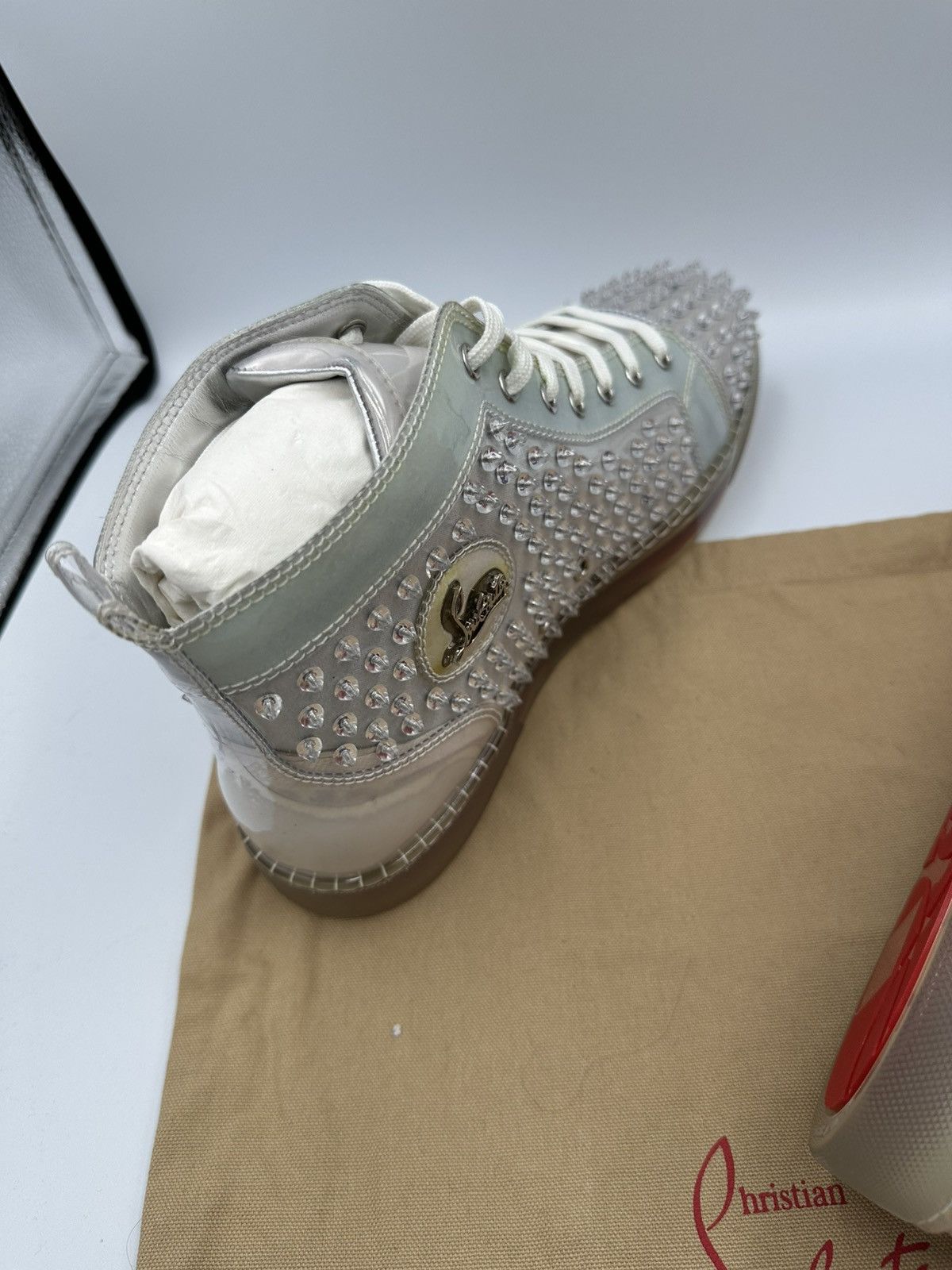 Christian Louboutin Christian Louboutin Spike Transparent Size US 13 / EU 46 - 8 Thumbnail