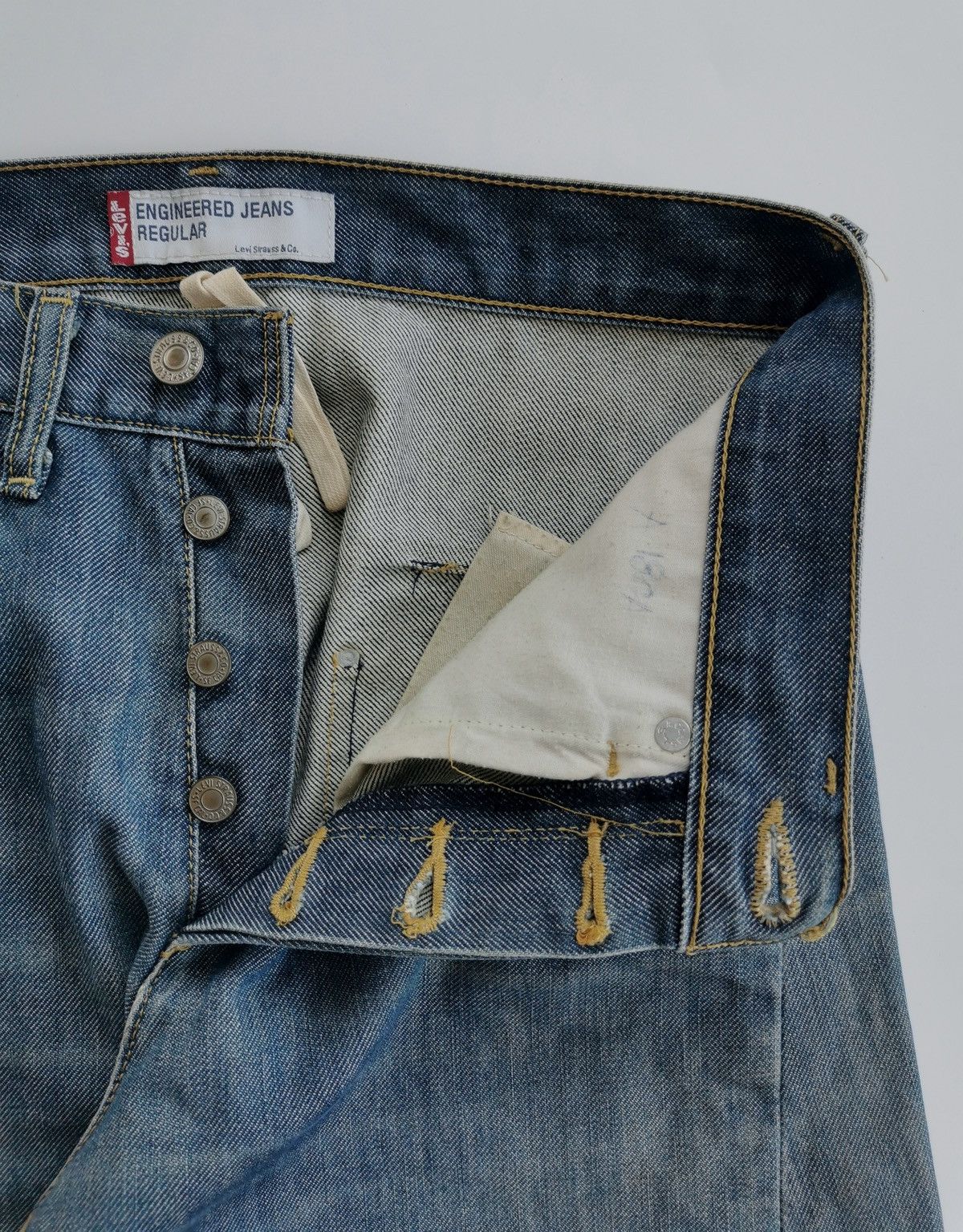 Levi's Vintage Levis Engineered Regular Blue Jeans Size US 29 - 4 Thumbnail