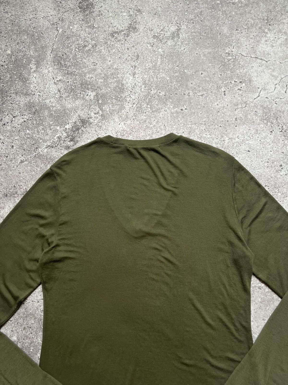 Transit × Transit Uomo Transit Par Such V-neck Sweater Long Sleeve Green Size XS / US 0-2 / IT 36-38 - 16 Thumbnail