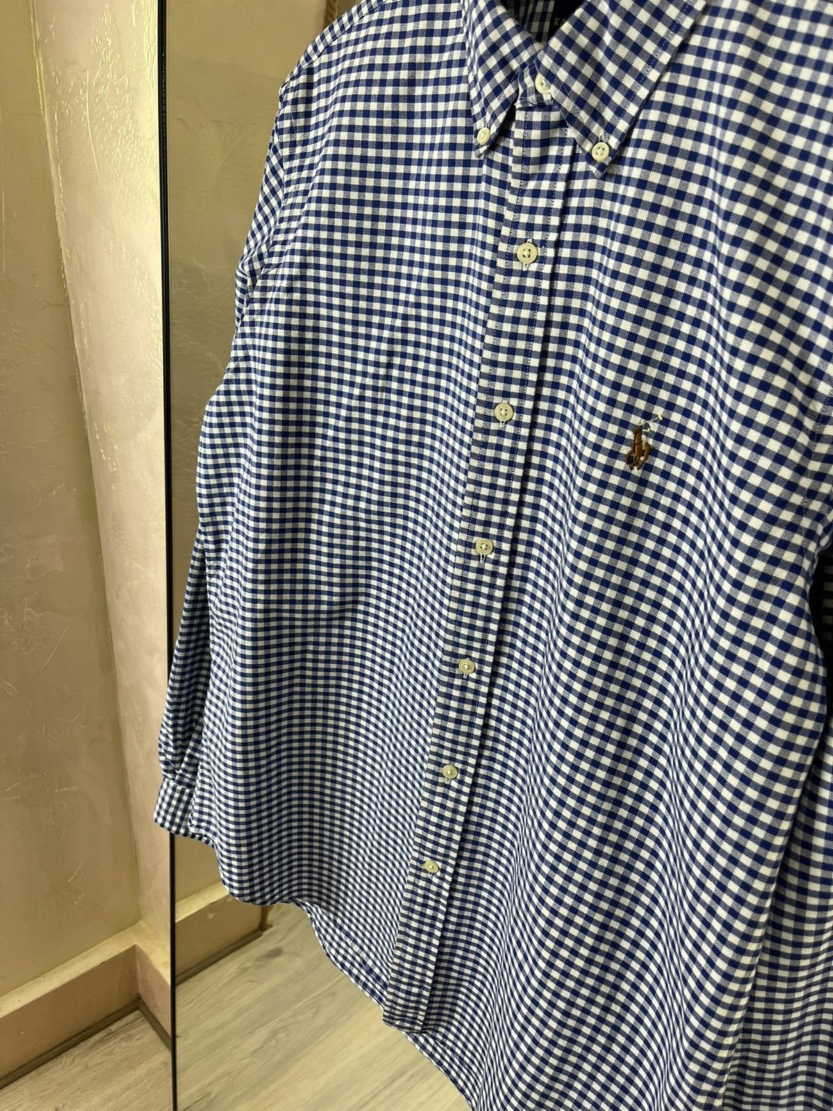 Polo Ralph Lauren Polo Ralph Lauren Gingham Crisp Cotton Button-Down Shirt Size US L / EU 52-54 / 3 - 5 Thumbnail