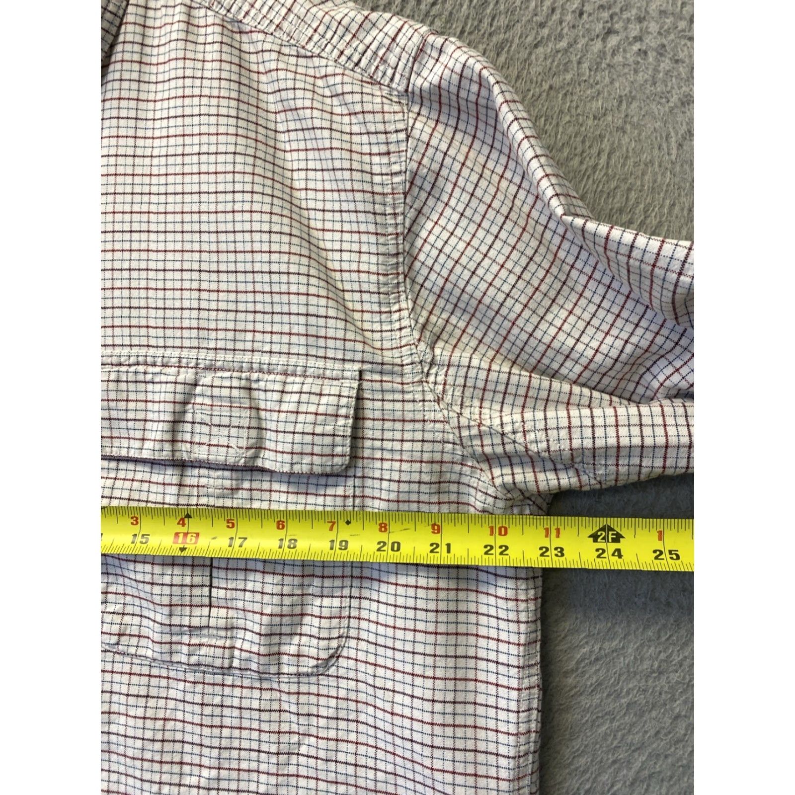 Vintage VINTAGE Woolrich Jacket Shirt Men's M Plaid Beige Cotton Button Up Mid-Length Workwear Outdoor Mens Size US M / EU 48-50 / 2 - 6 Thumbnail