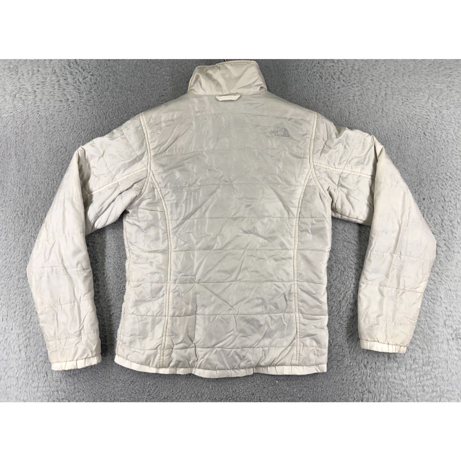 The North Face The North Face Jacket Womens Small White Nylon Shell Insulated Mock Neck Warm Size S / US 4 / IT 40 - 2 Thumbnail